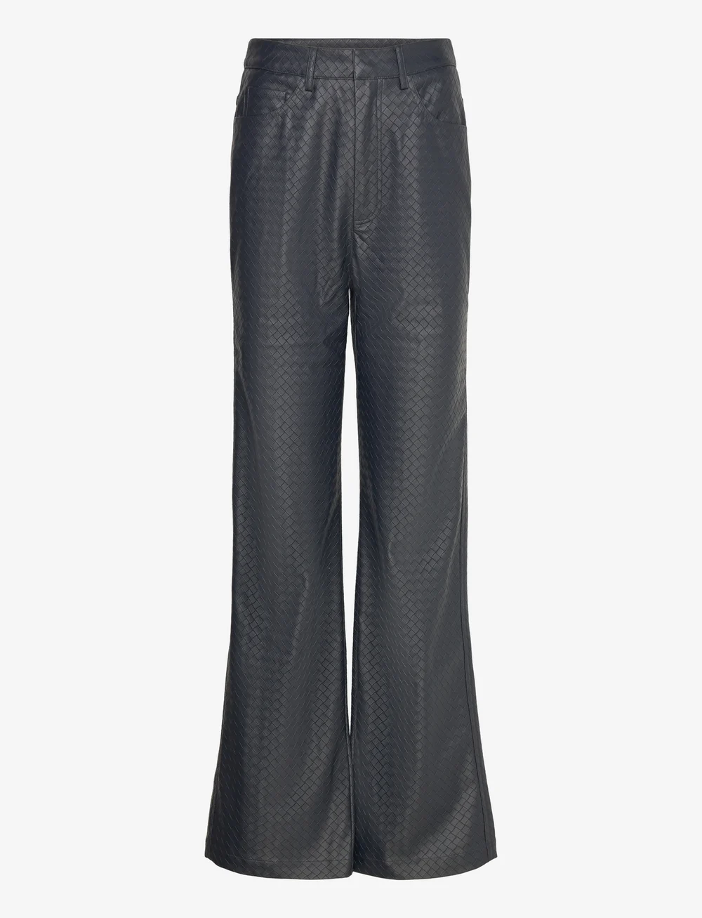 ROTATE Birger Christensen - Straight Braided Pants - lederhosen - sky captain (dark blue) - 0