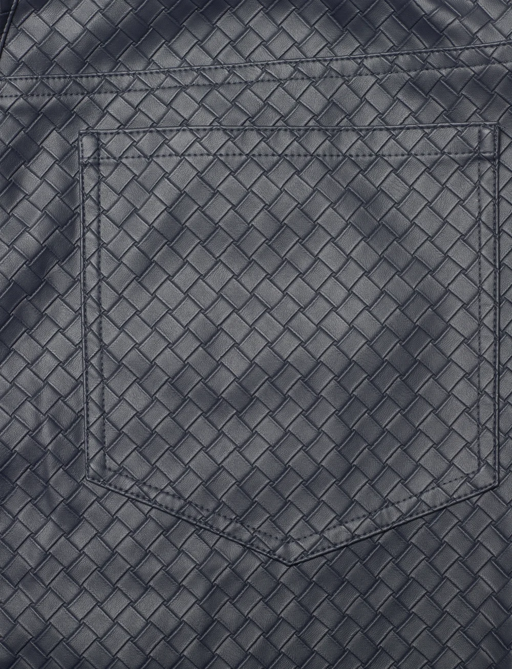 ROTATE Birger Christensen - Straight Braided Pants - lederhosen - sky captain (dark blue) - 4