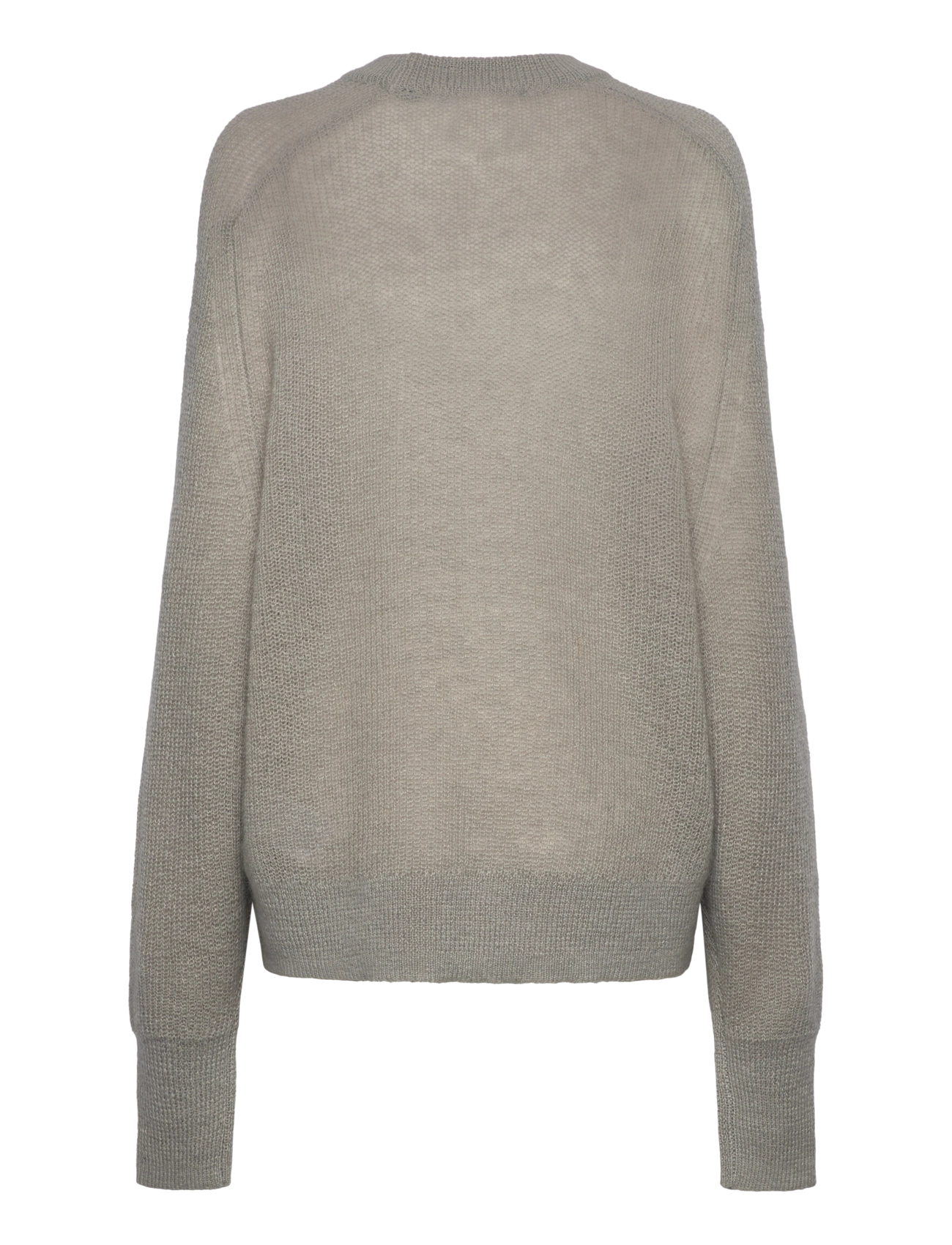 ROTATE - LIGHT KNIT LOGO SWEATER - gebreide truien - ghost gray - 1