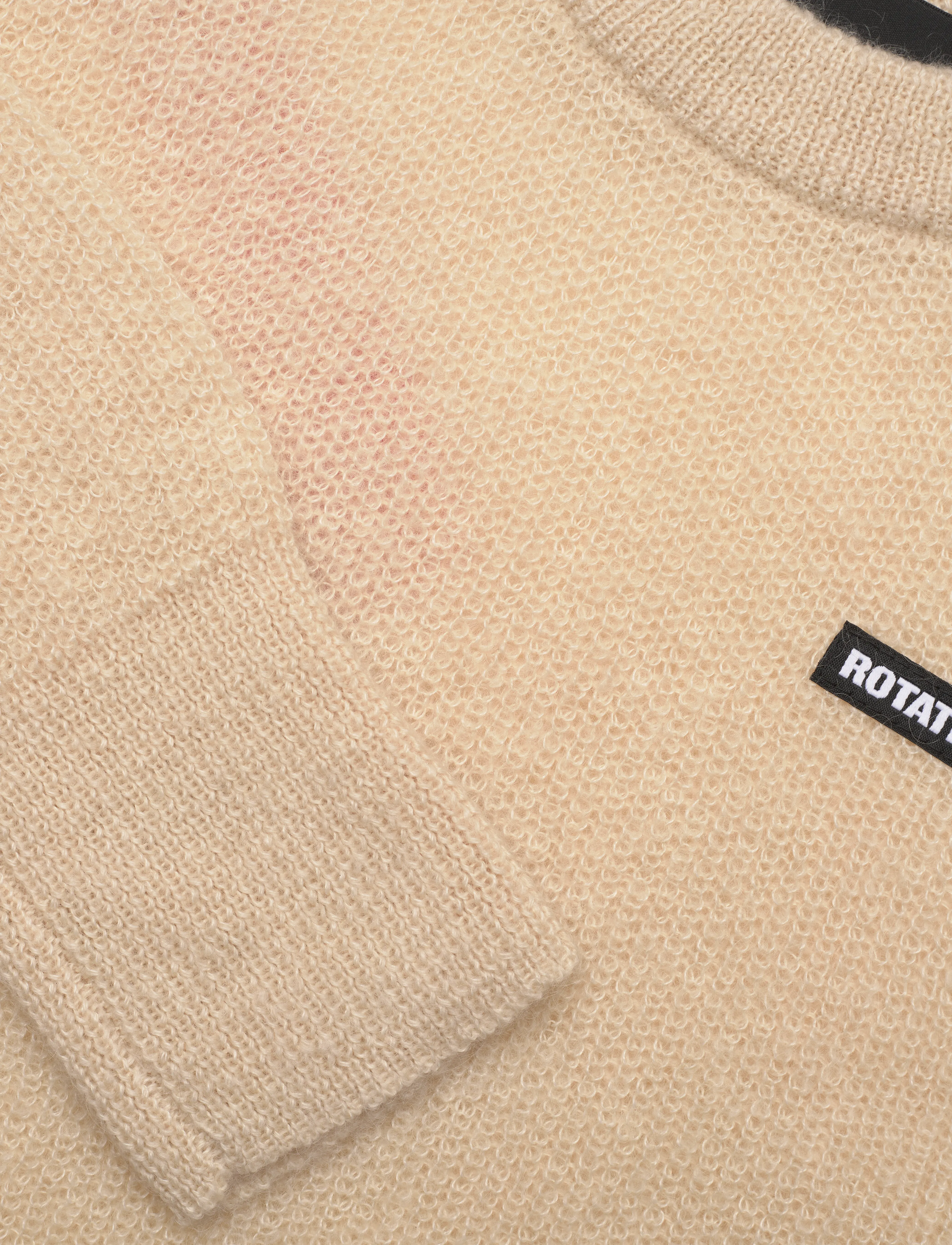 ROTATE - LIGHT KNIT LOGO SWEATER - pullover - parchment - 2