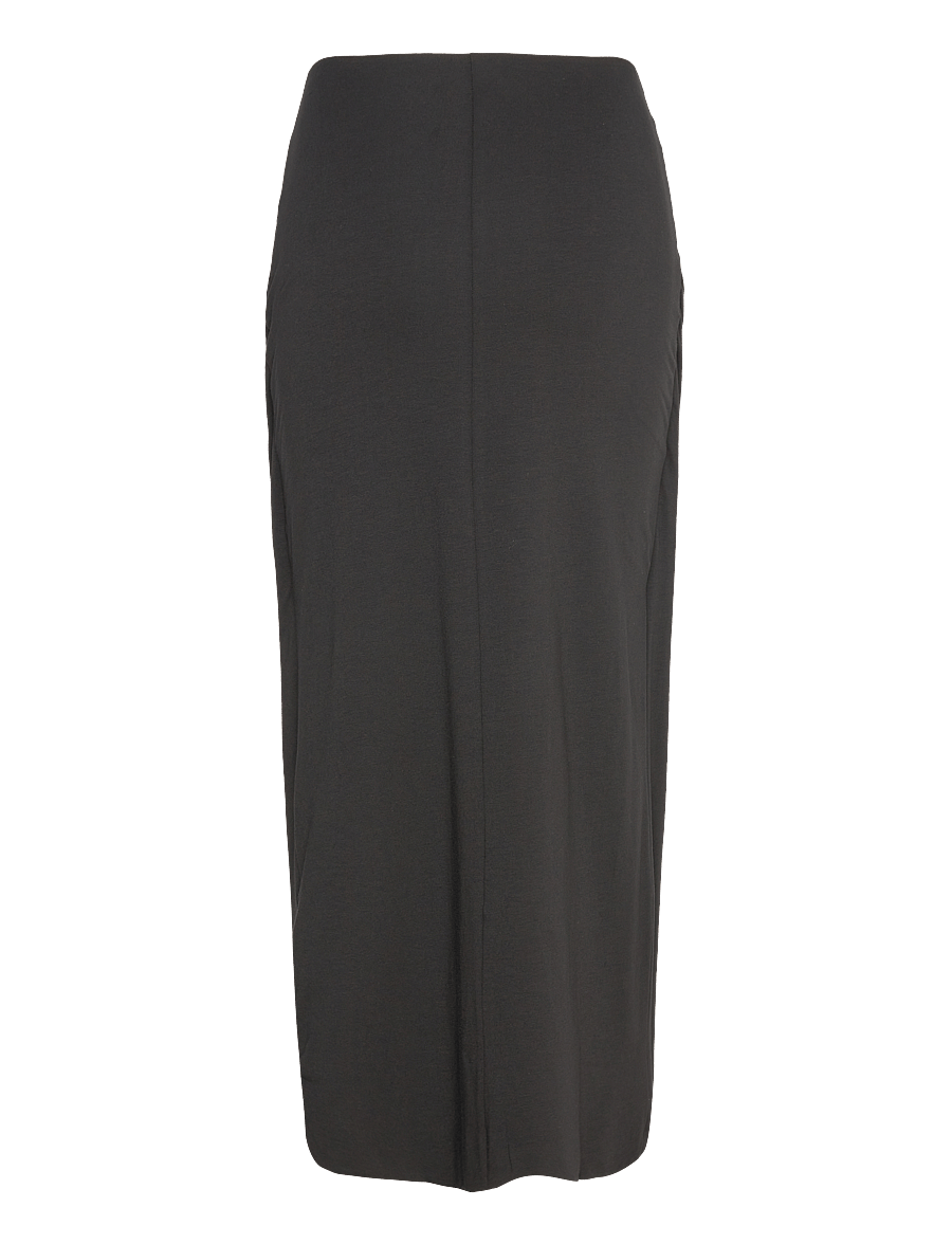 ROTATE - Fitted Twisted Skirt - midi skirts - black - 1