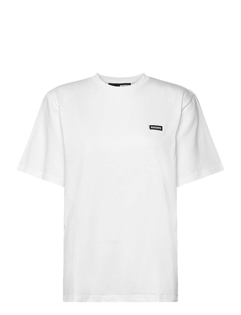 ROTATE Birger Christensen - Light Oversized T-Shirt - t-shirts - bright white - 0