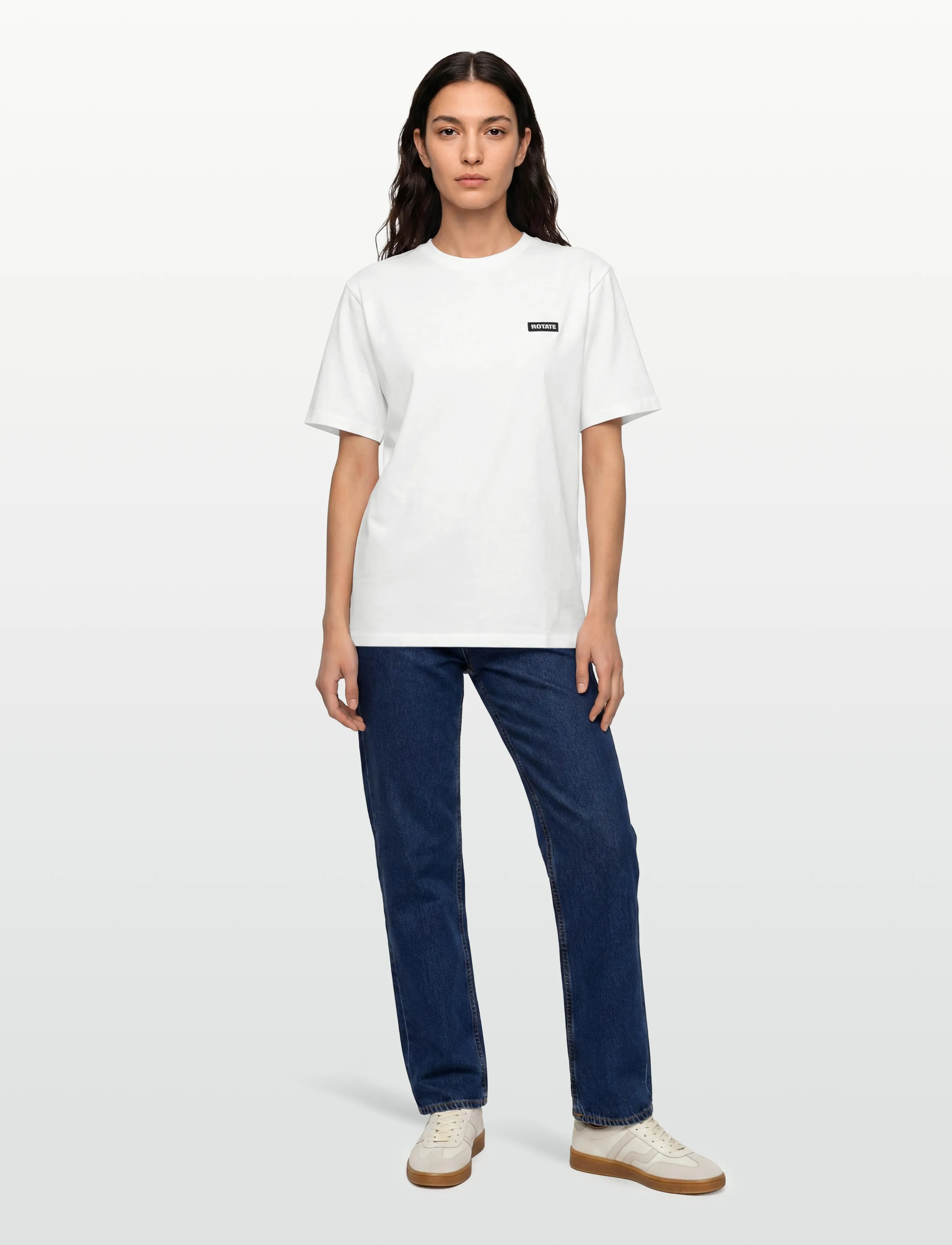 ROTATE Light Oversized T-Shirt - T-Shirts & Tops - BRIGHT WHITE / white