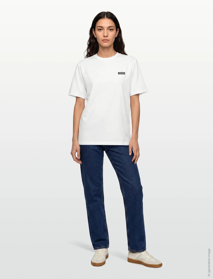 ROTATE - Light Oversized T-Shirt - t-shirts & tops - bright white - 0