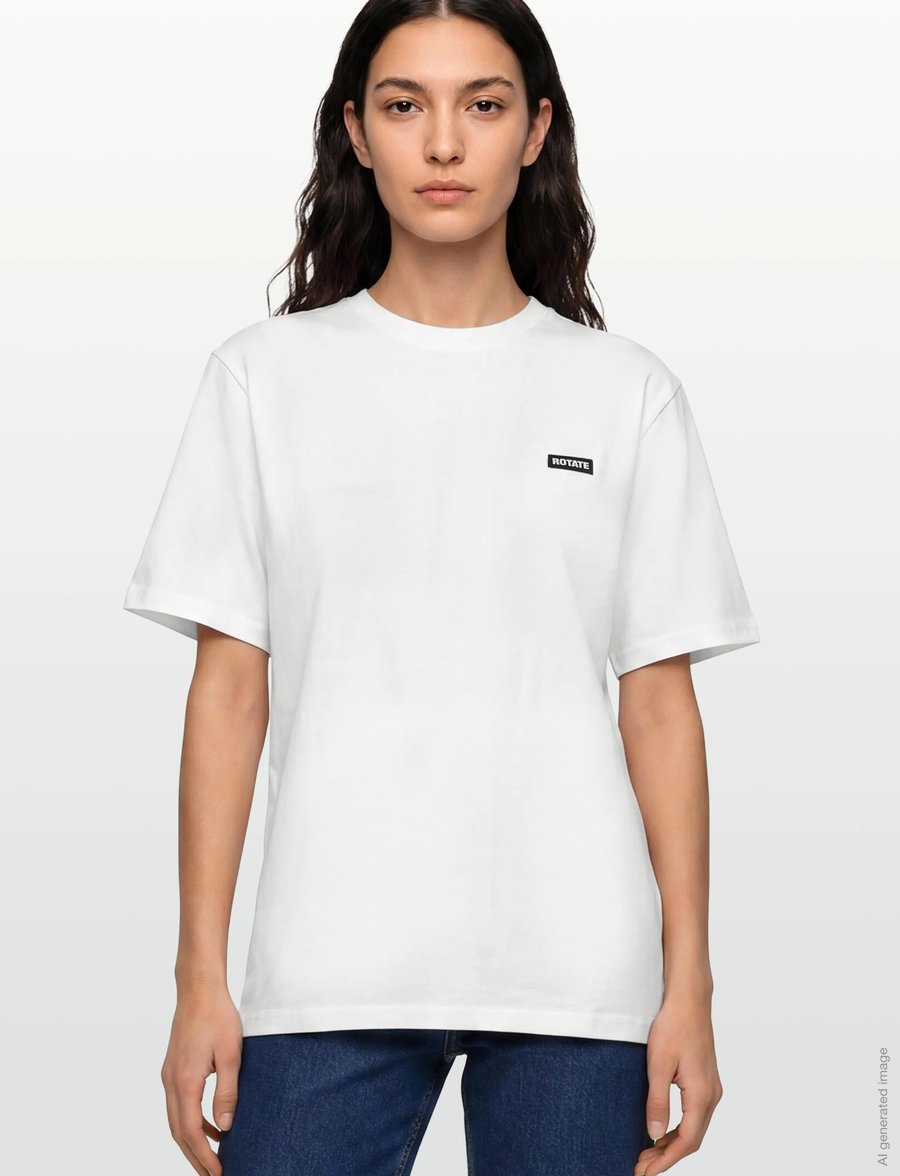 ROTATE - Light Oversized T-Shirt - t-shirts & tops - bright white - 3