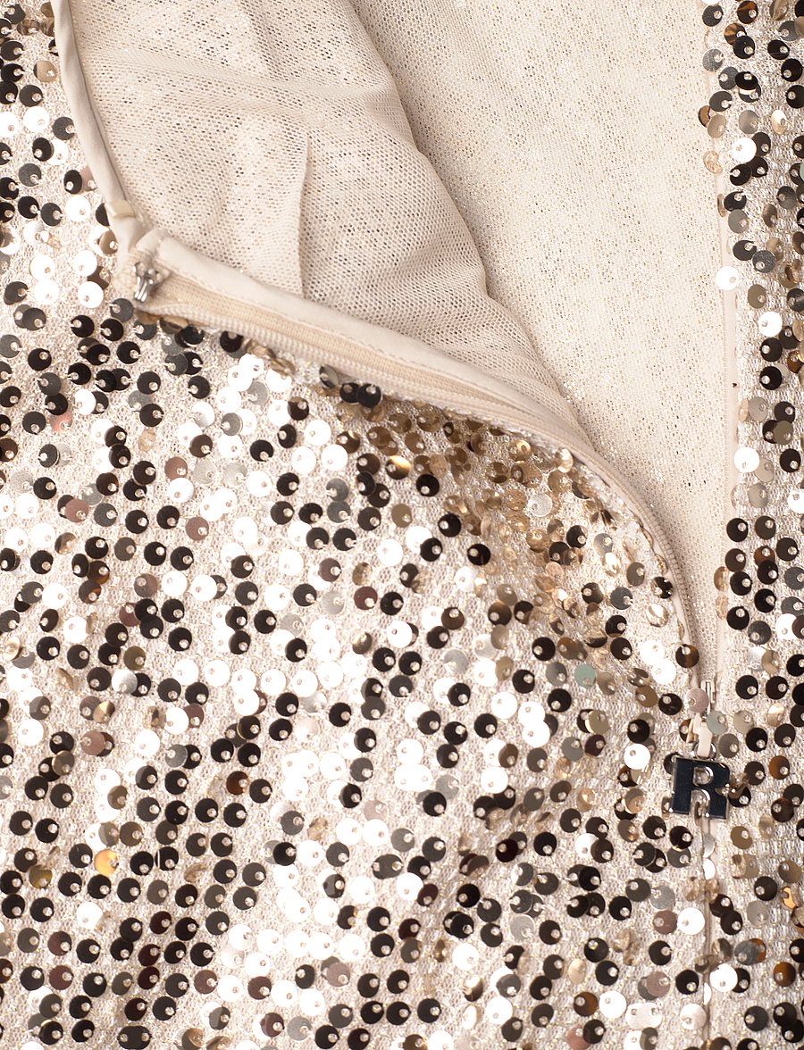 ROTATE - NET SEQUINS MAXI DRESS - macadamia - 2