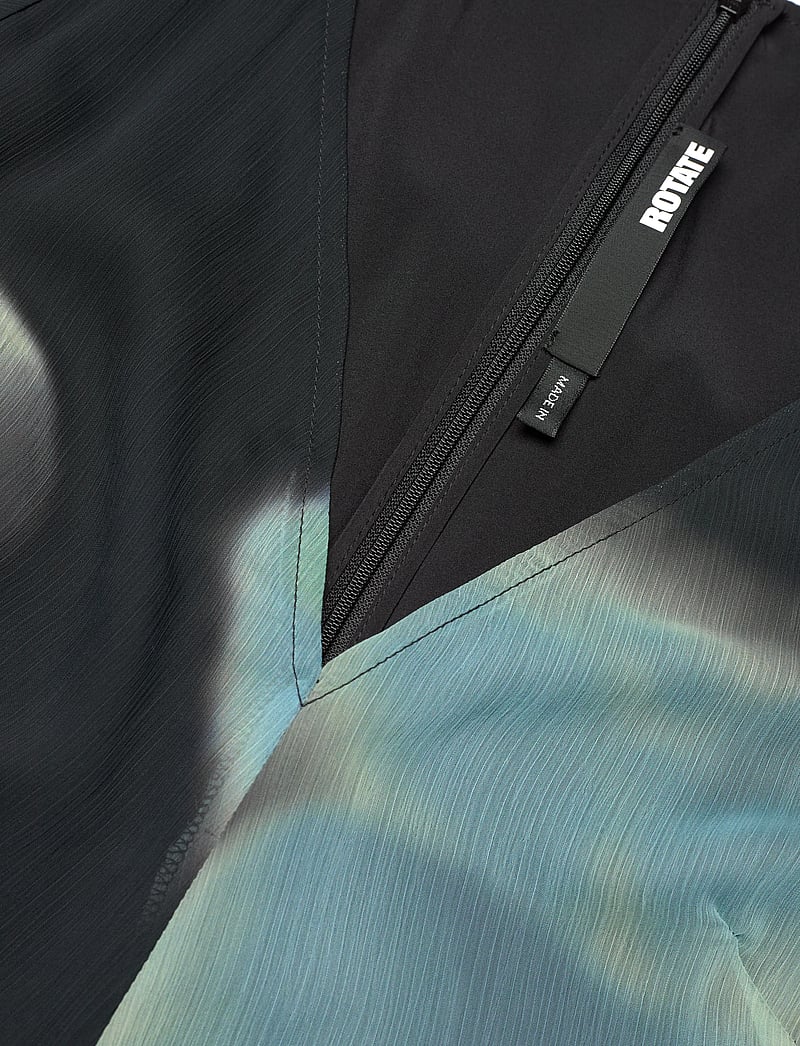 ROTATE Birger Christensen - Chiffon Flowy Maxi Dress - sommarklänningar - giant optic buttercuo + tap shoe comb. - 2