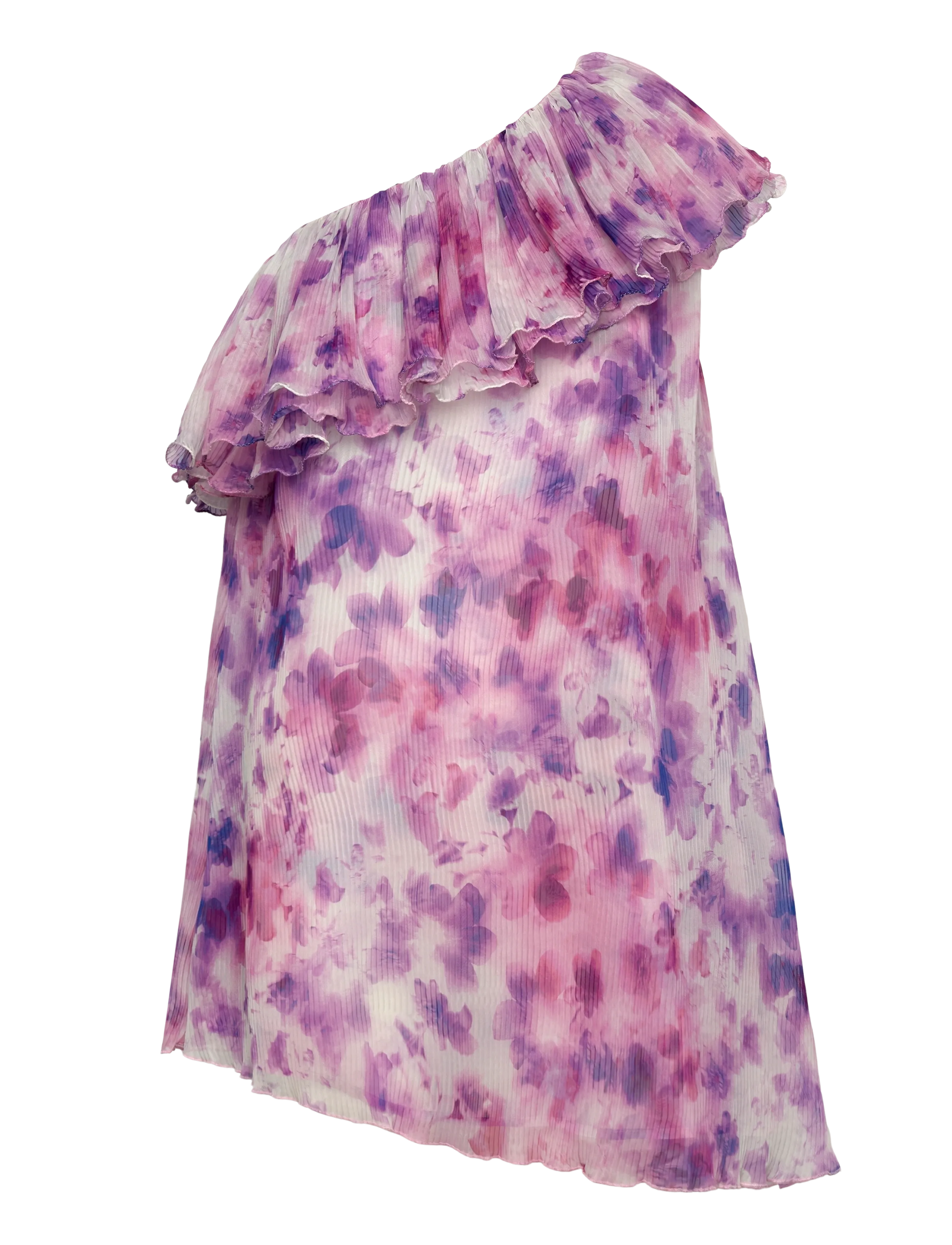 ROTATE Chiffon Mini Frill Dress, 38, Dresses, Mehrfarbig/gemustert - Short Frauen