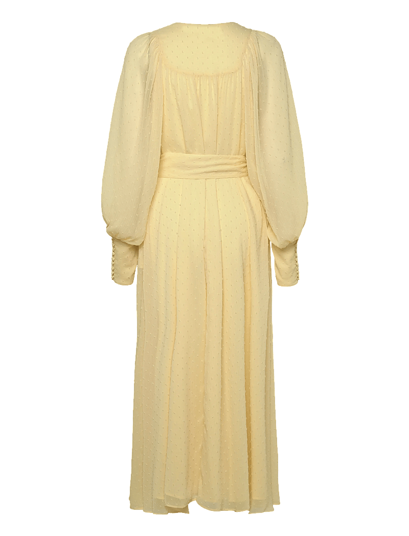 ROTATE - MIDI DRESS WITH BELT - sommerkjoler - pastel yellow - 2