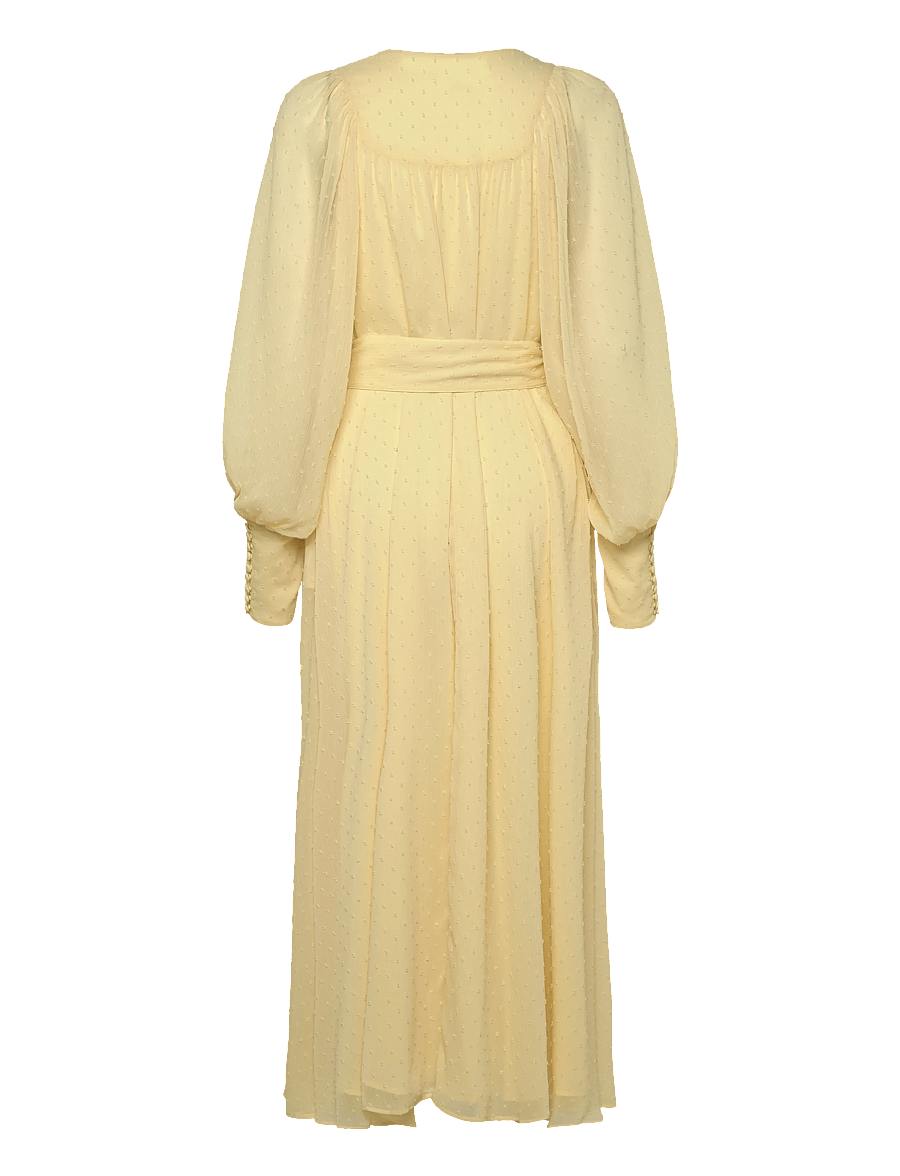 ROTATE - MIDI DRESS WITH BELT - sommerkleider - pastel yellow - 2