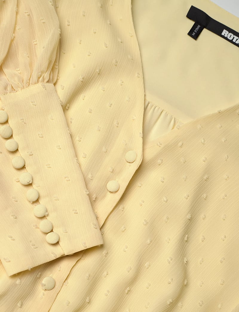ROTATE - MIDI DRESS WITH BELT - sommerkjoler - pastel yellow - 3