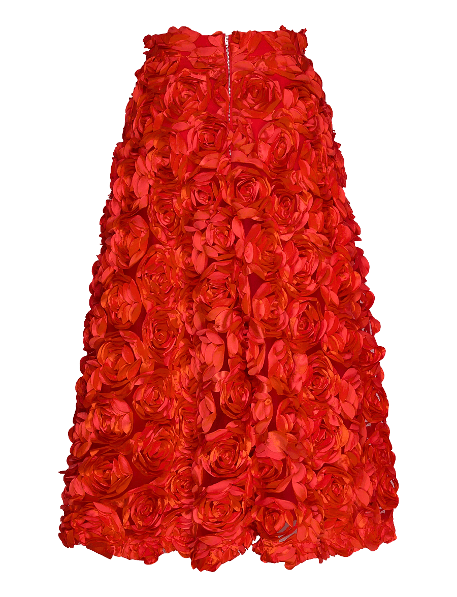 ROTATE - MAXI SUN SKIRT - ilgi sijonai - high risk red - 1