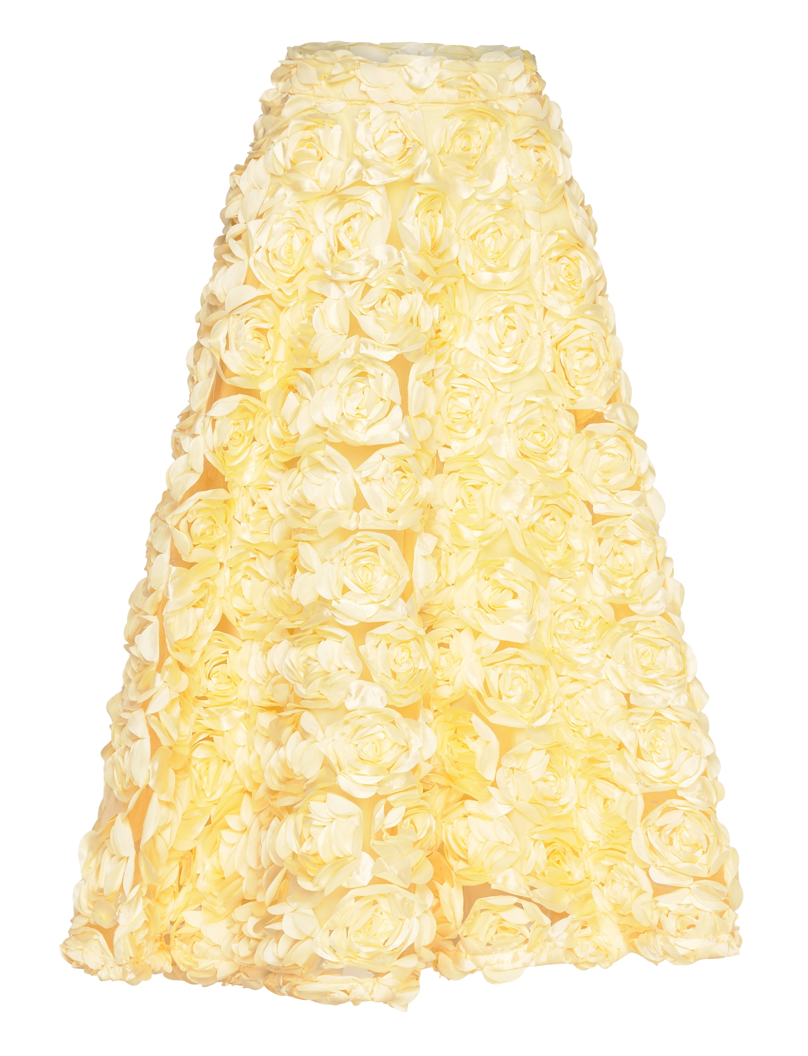 ROTATE Maxi Sun Skirt - Inspiration - PASTEL YELLOW / yellow