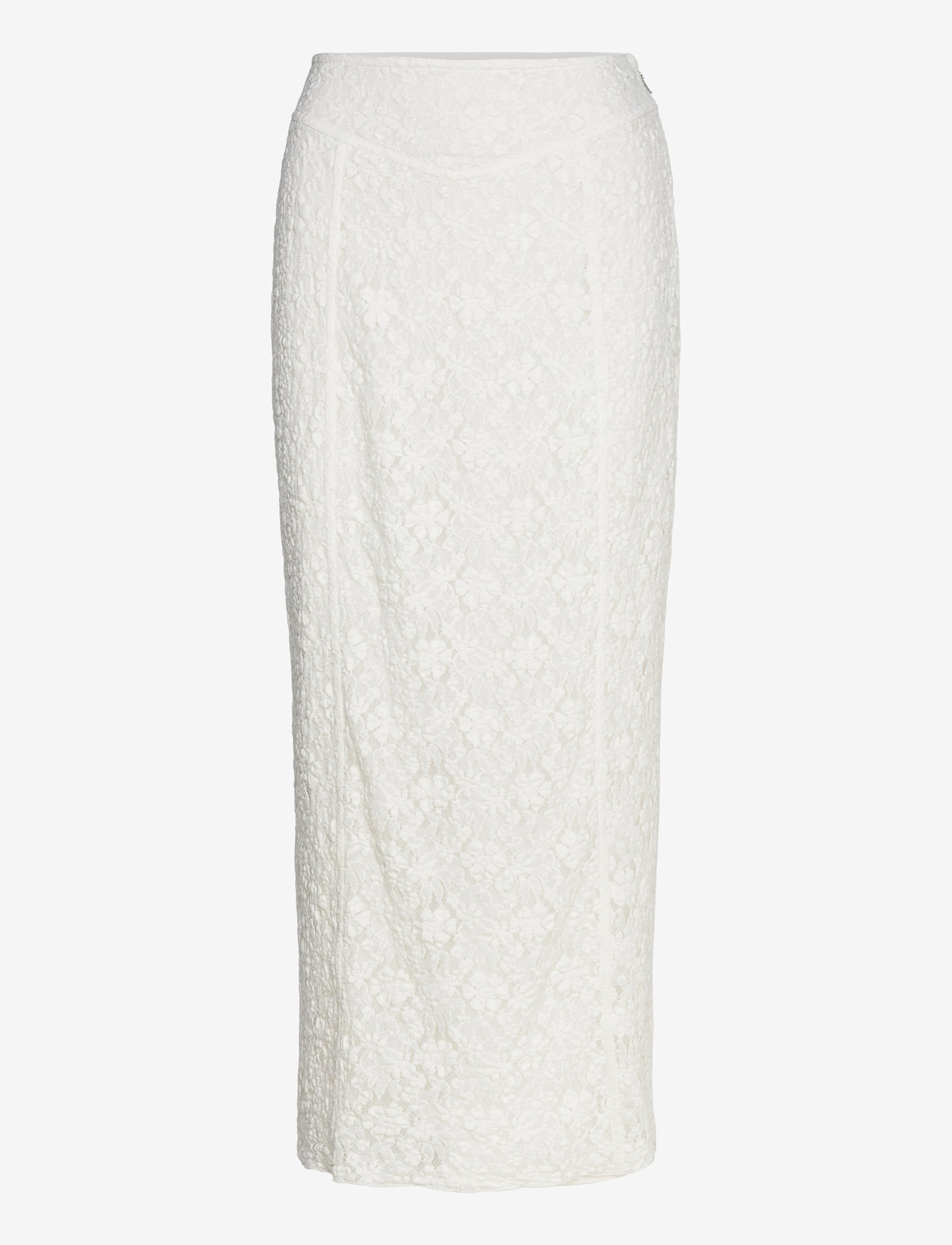 ROTATE Birger Christensen - LACE MAXI SKIRT - midi nederdele - bright white - 0