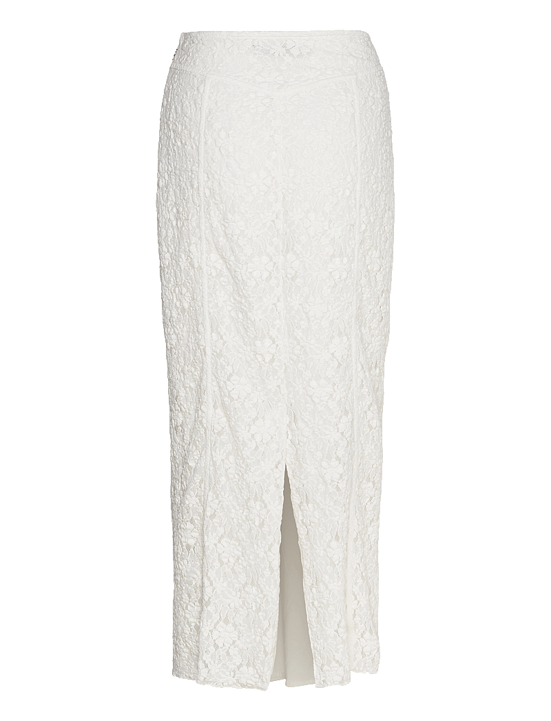 ROTATE Birger Christensen - LACE MAXI SKIRT - midi nederdele - bright white - 1