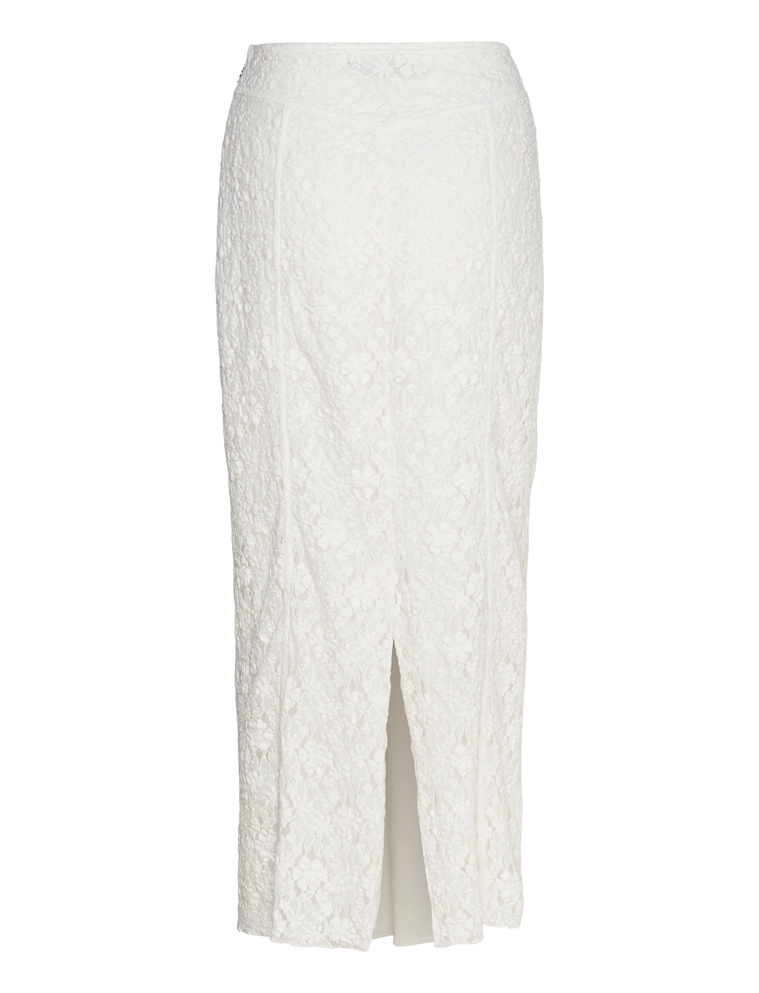 ROTATE - LACE MAXI SKIRT - midi rokken - bright white - 1