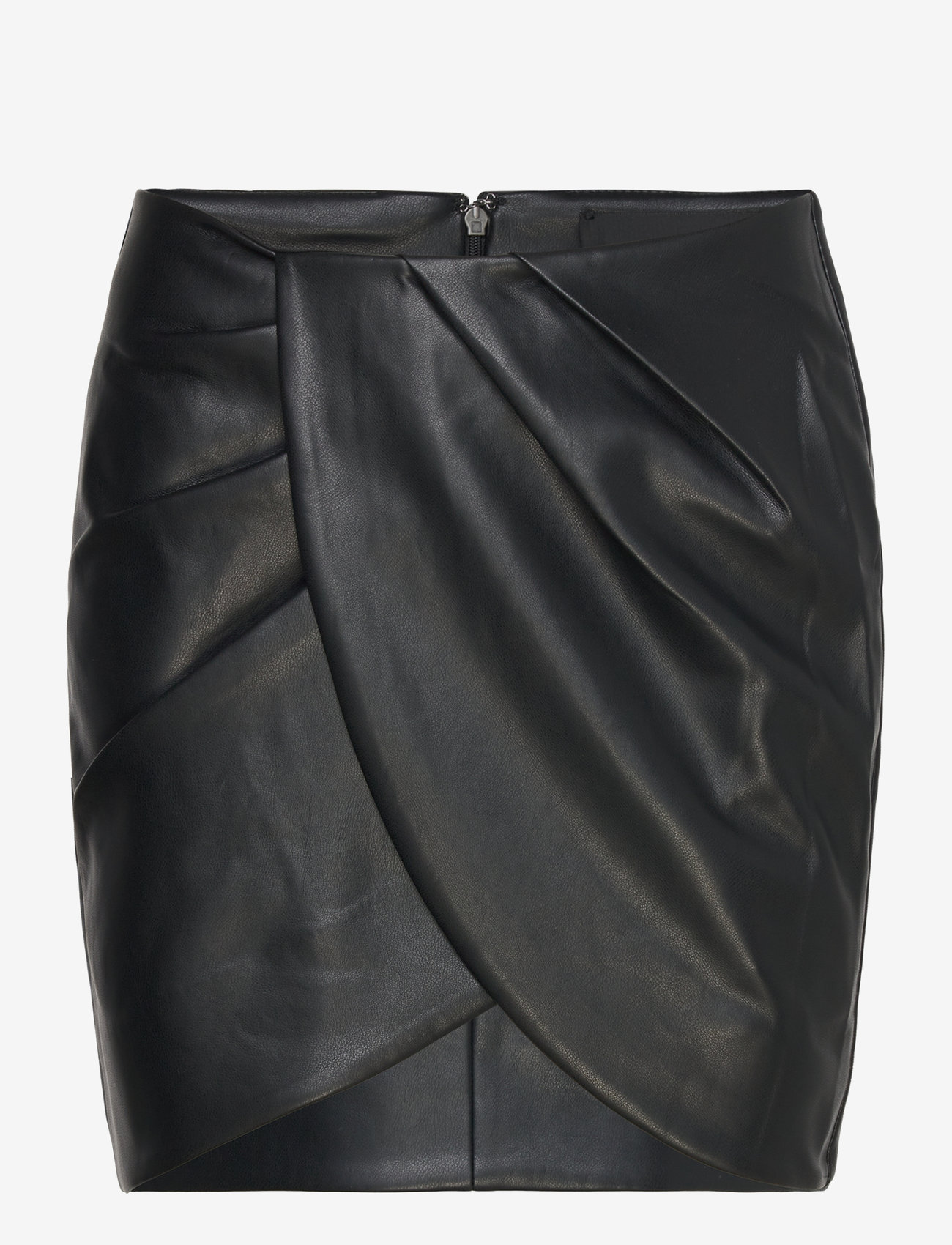 ROTATE Birger Christensen - Draped Mini Skirt - black - 1