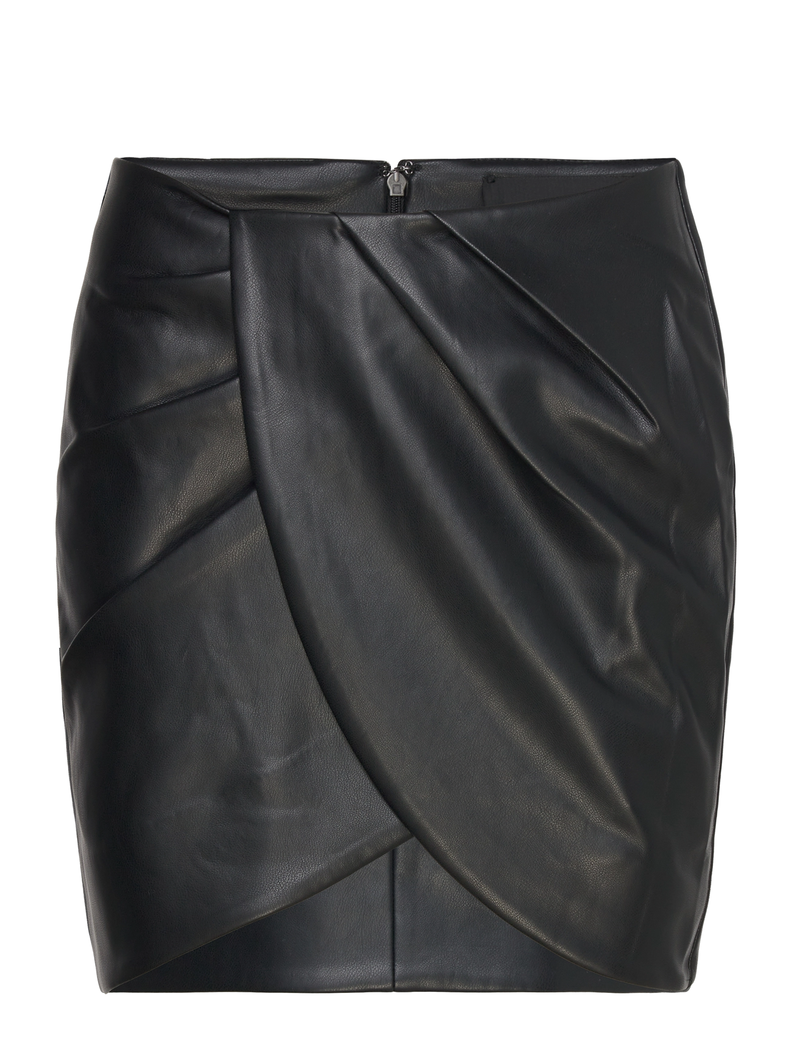 ROTATE Birger Christensen - Draped Mini Skirt - black - 1