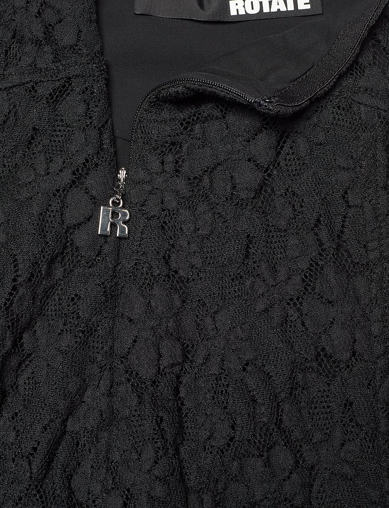 ROTATE Birger Christensen - Lace Midi Skirt - midi skirts - black - 5