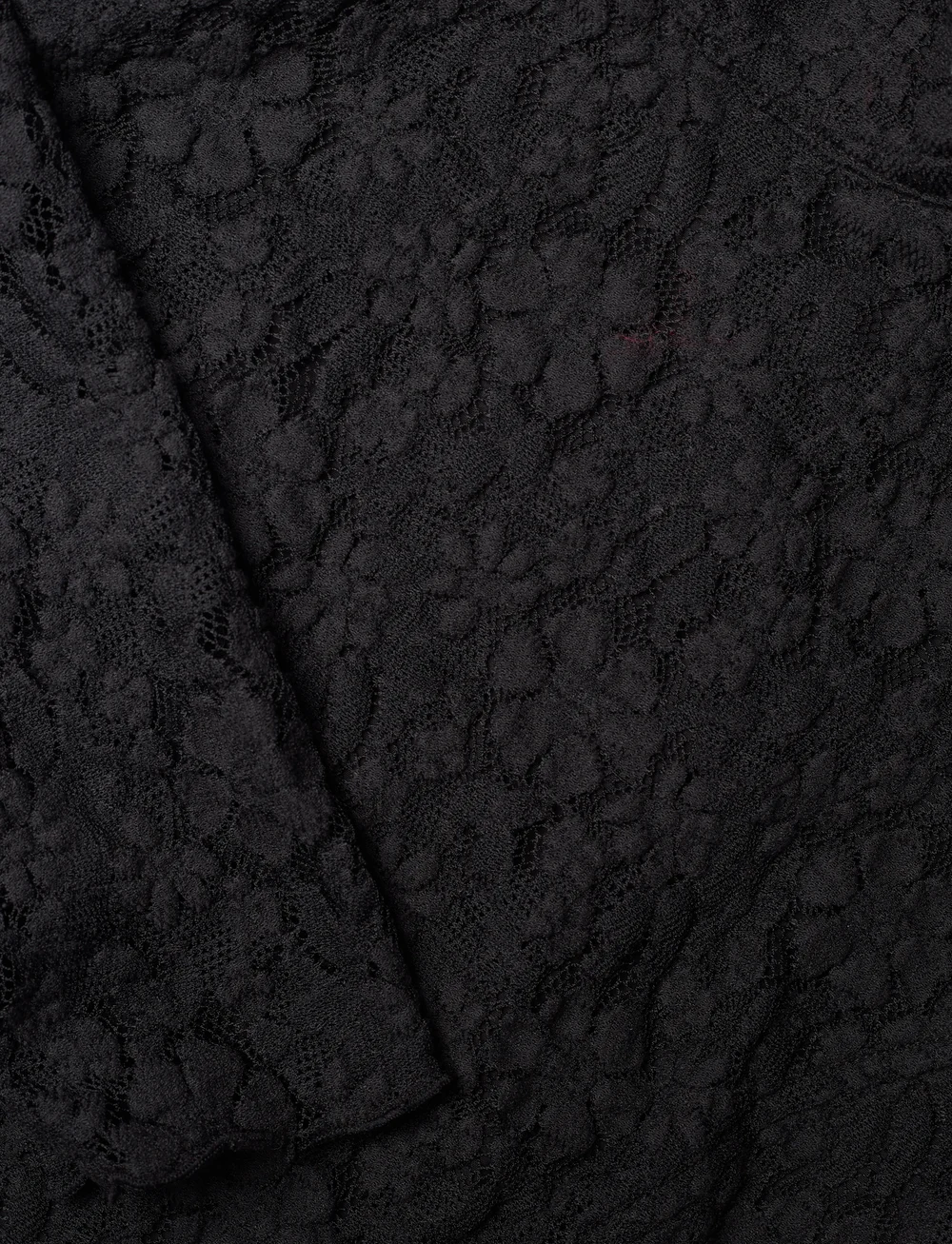 ROTATE Birger Christensen - Lace Mini Ls Dress - festkjoler - black - 5