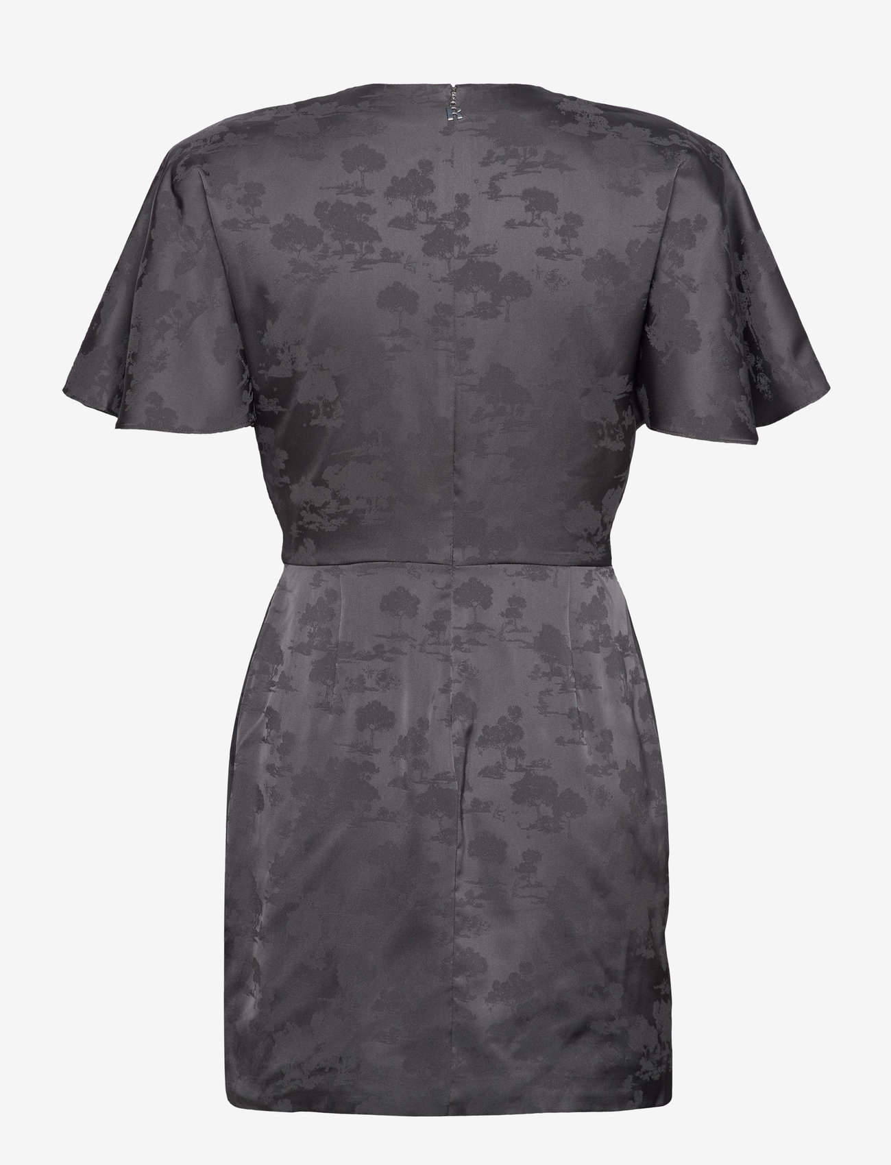 ROTATE Birger Christensen - Short Sleeve Mini Dress - partykleider - gray pinstripe - 2