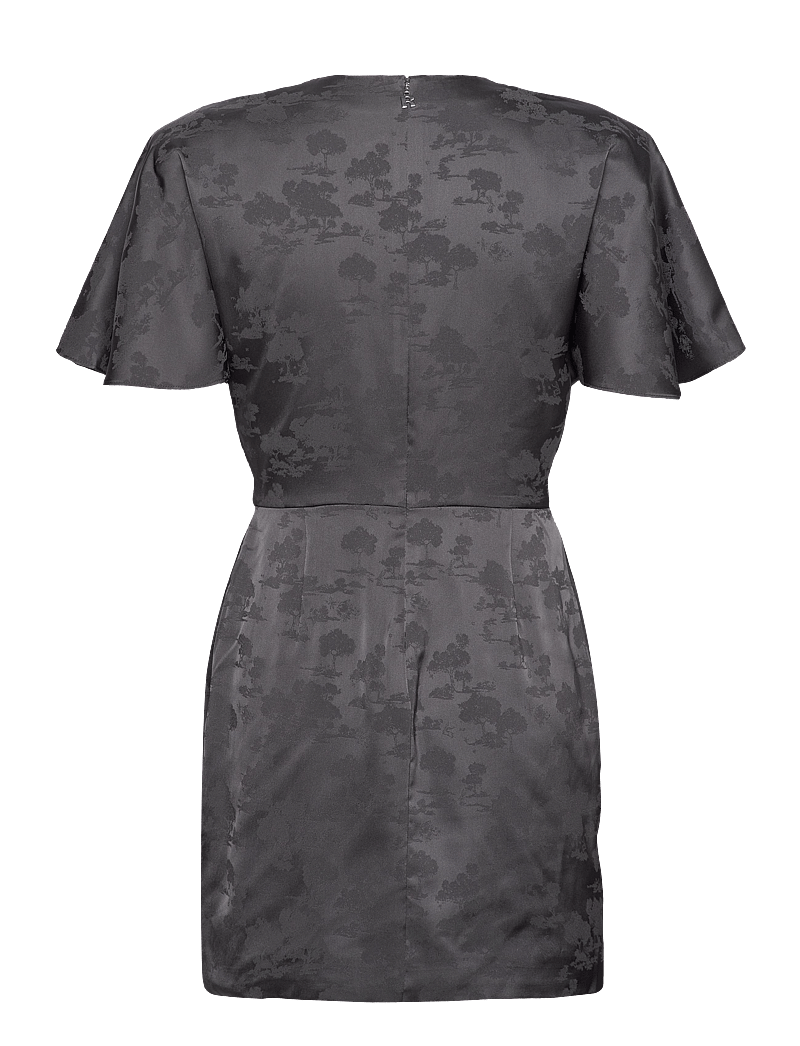 ROTATE Birger Christensen - Short Sleeve Mini Dress - partykleider - gray pinstripe - 2