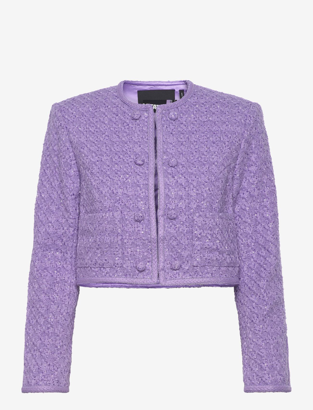ROTATE Birger Christensen - Boucle Crop Jacket - bougainvillea - 0