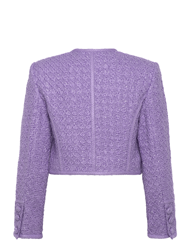 ROTATE Birger Christensen - Boucle Crop Jacket - bouclé - bougainvillea - 1