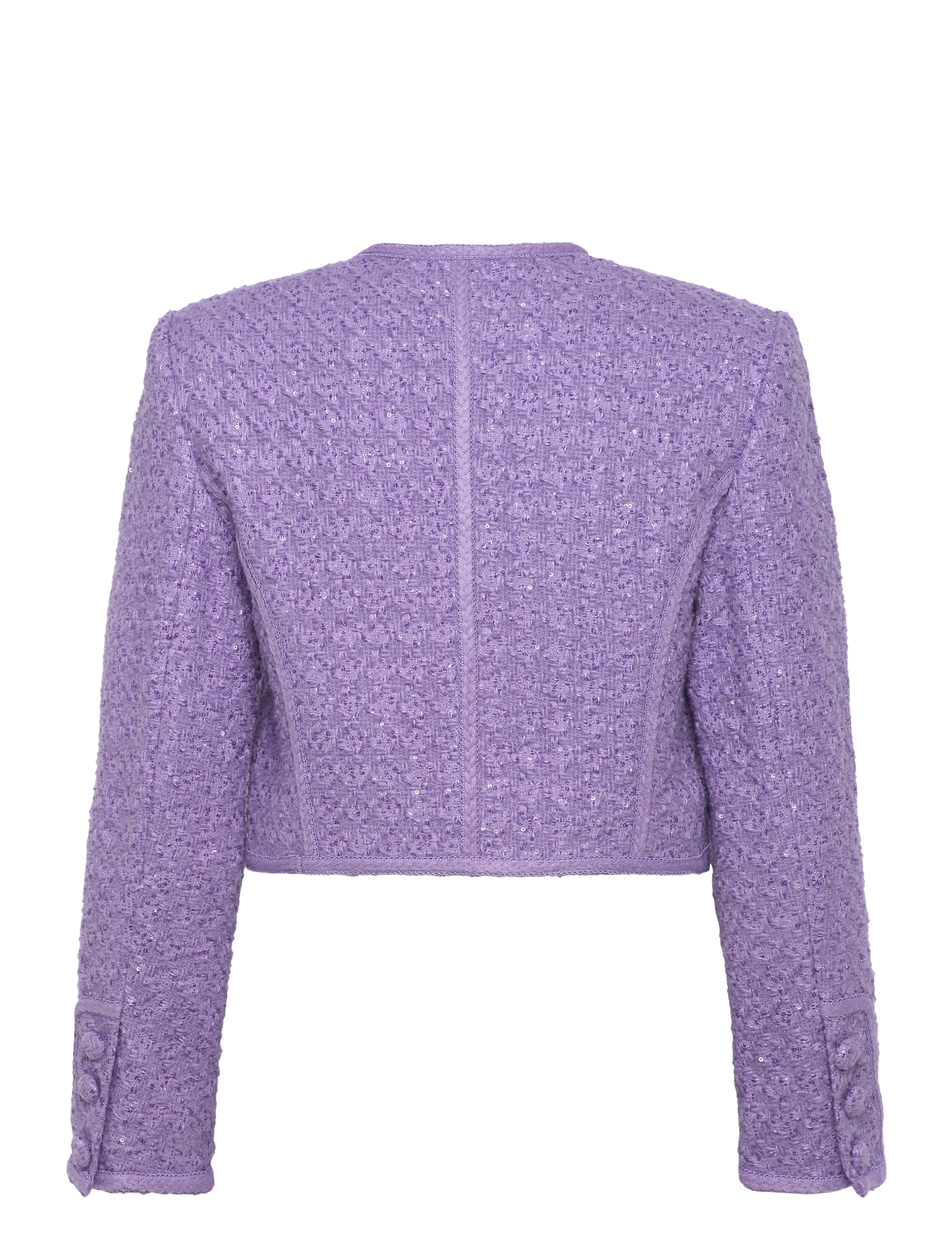ROTATE - Boucle Crop Jacket - bougainvillea - 1