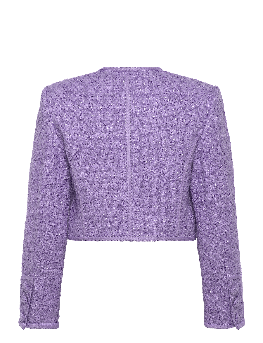 ROTATE - Boucle Crop Jacket - bougainvillea - 1