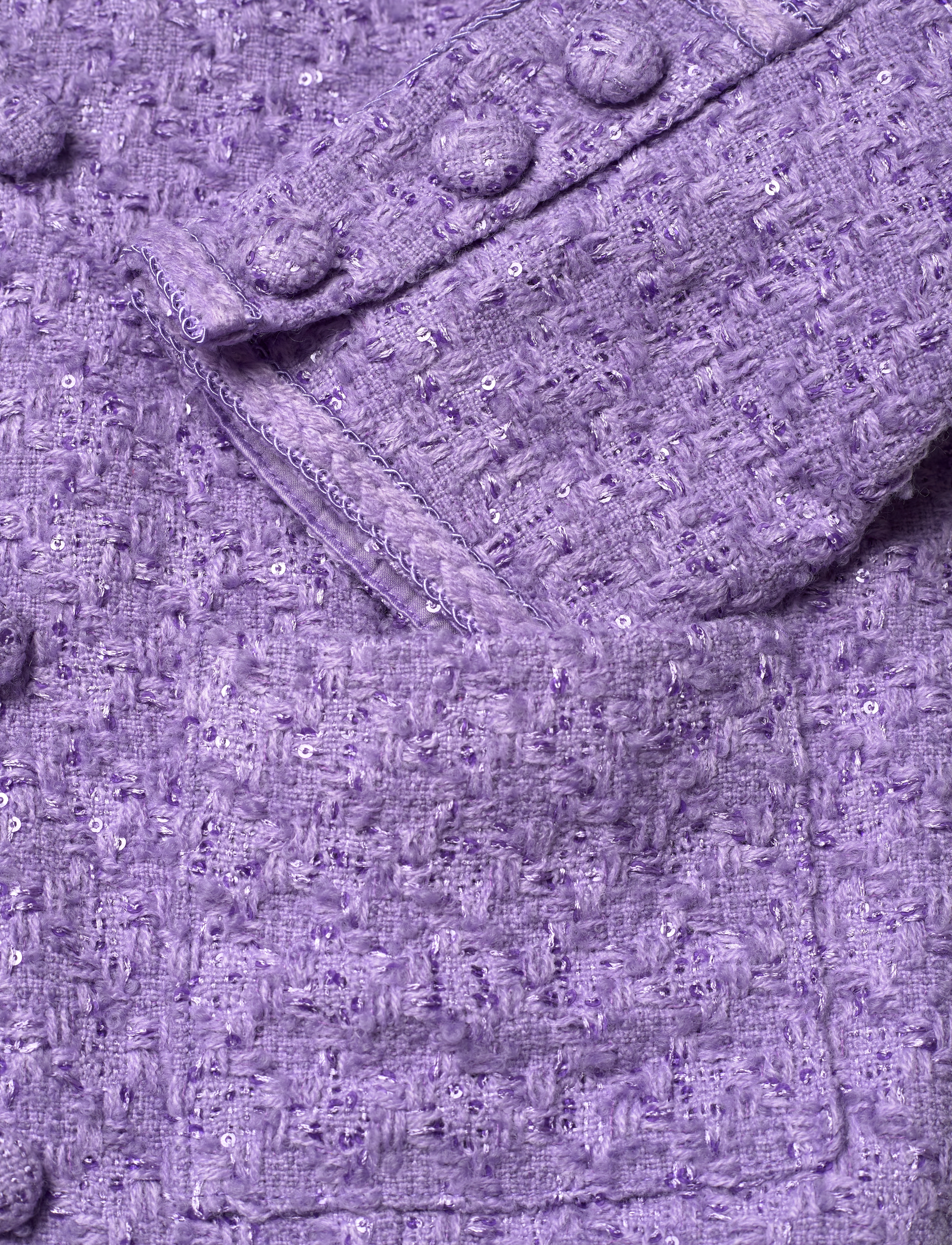 ROTATE - Boucle Crop Jacket - bougainvillea - 3