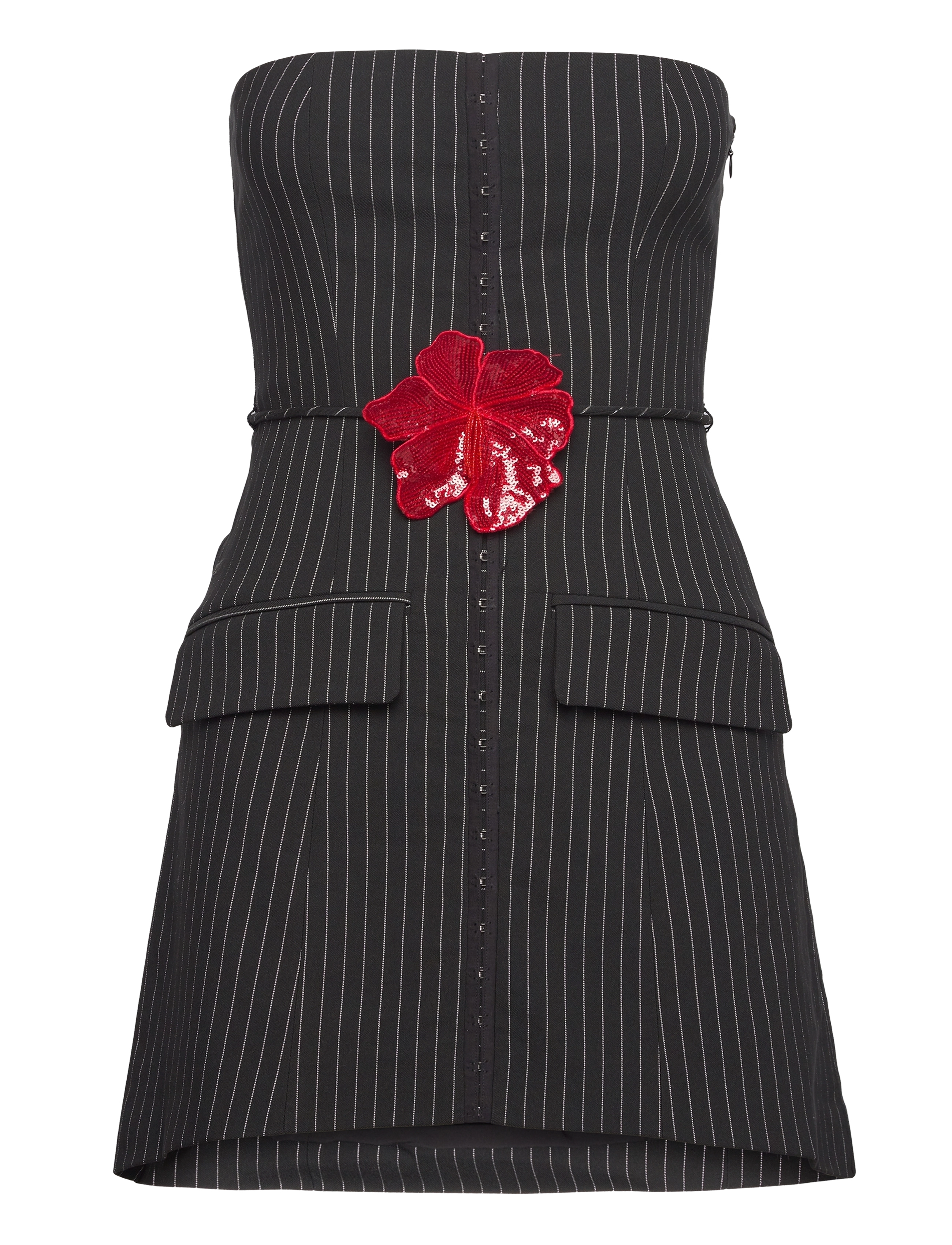 ROTATE Stretchy Strapless Oberteil Schwarz - 36 - Damen