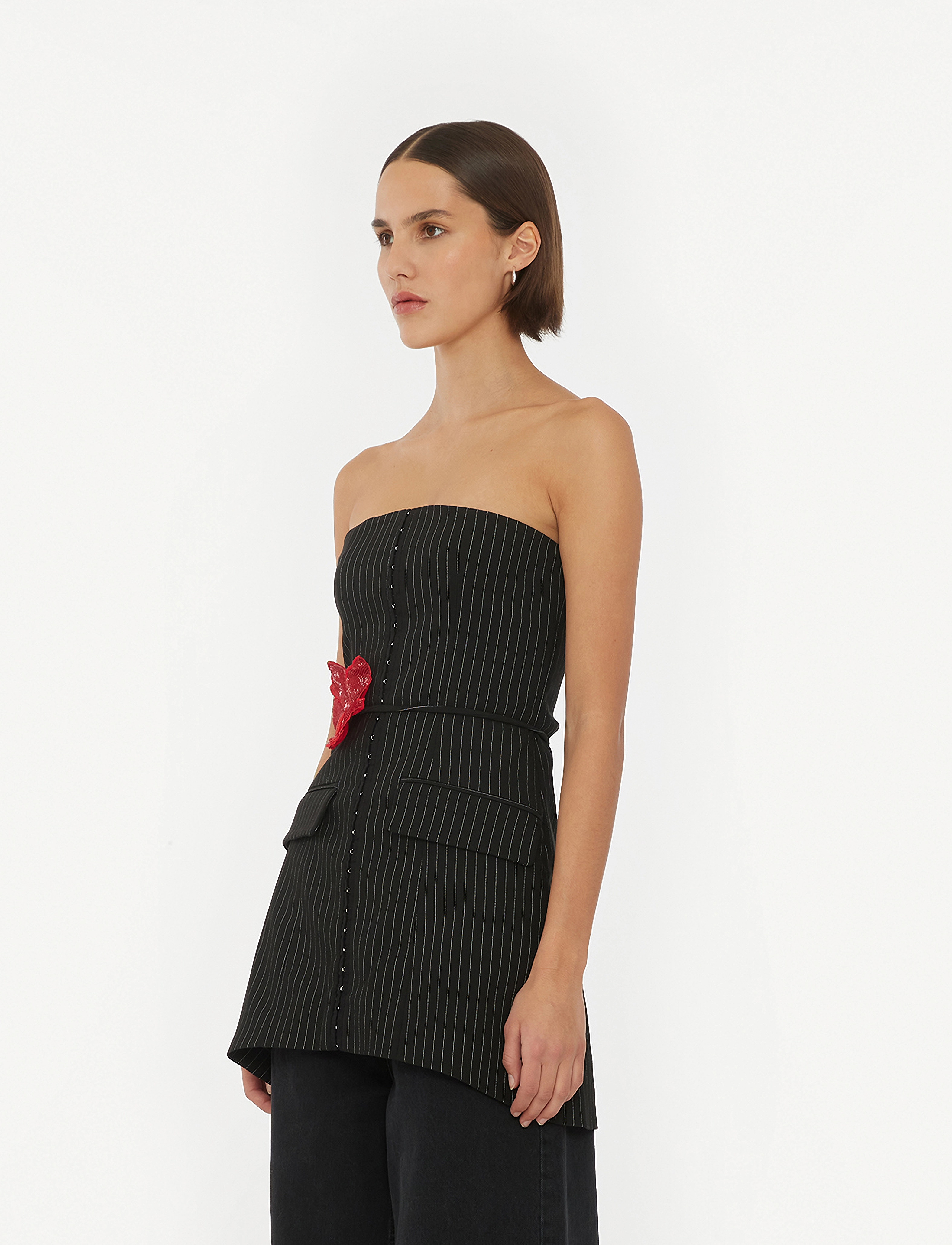 ROTATE - STRETCHY STRAPLESS TOP - robes courtes - tap shoe comb. - 4