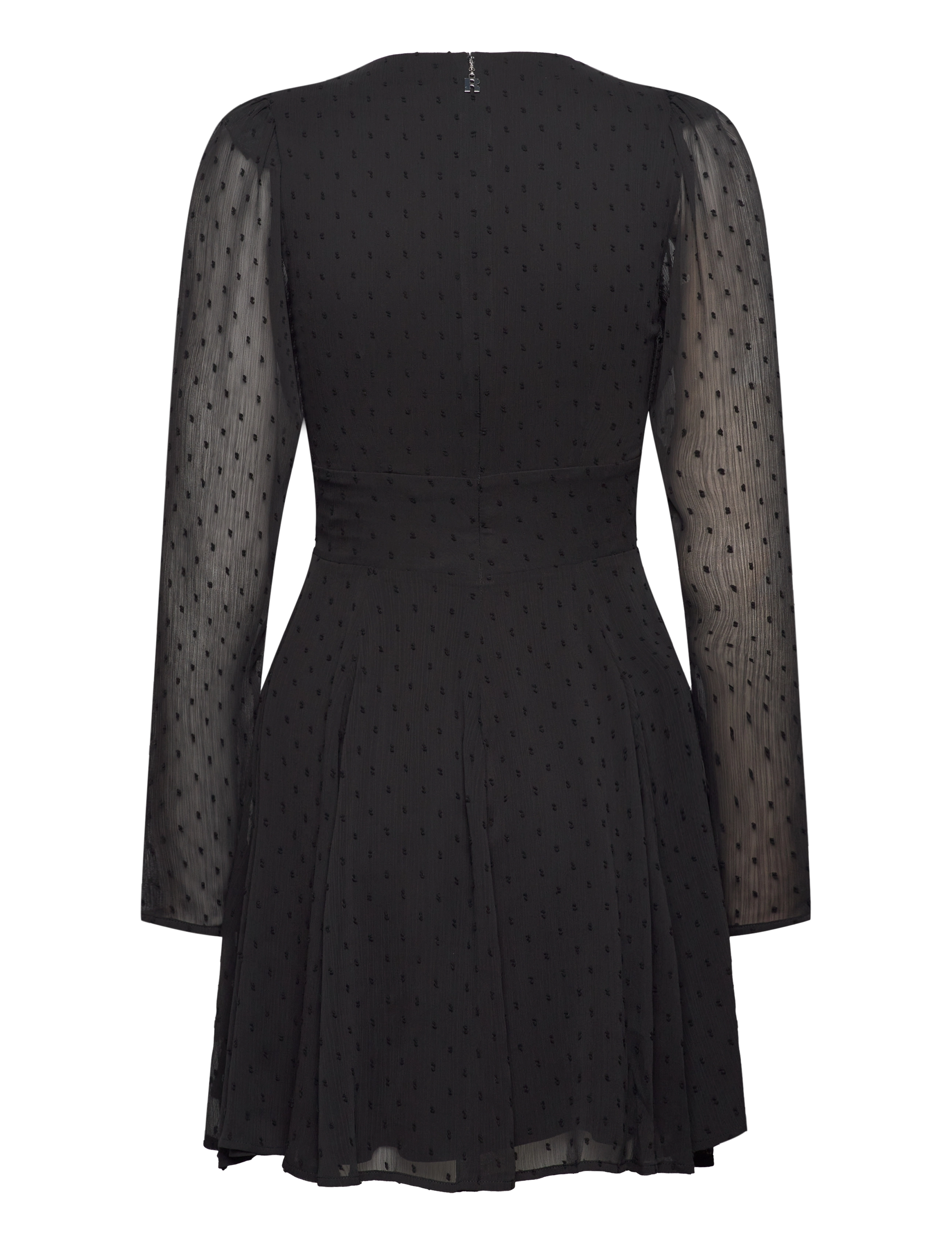 ROTATE - LONG SLEEVE MINI DRESS - black - 2