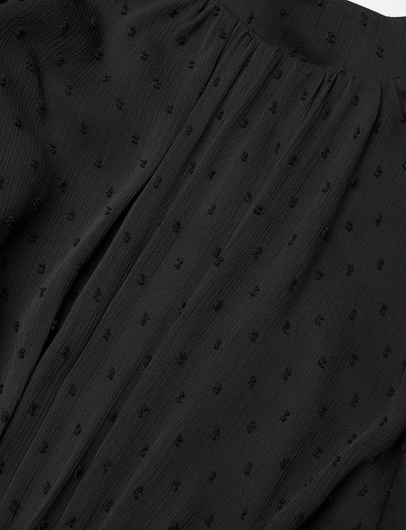 ROTATE - PUFF SLEEVE MIDI DRESS - festkjoler - black - 2