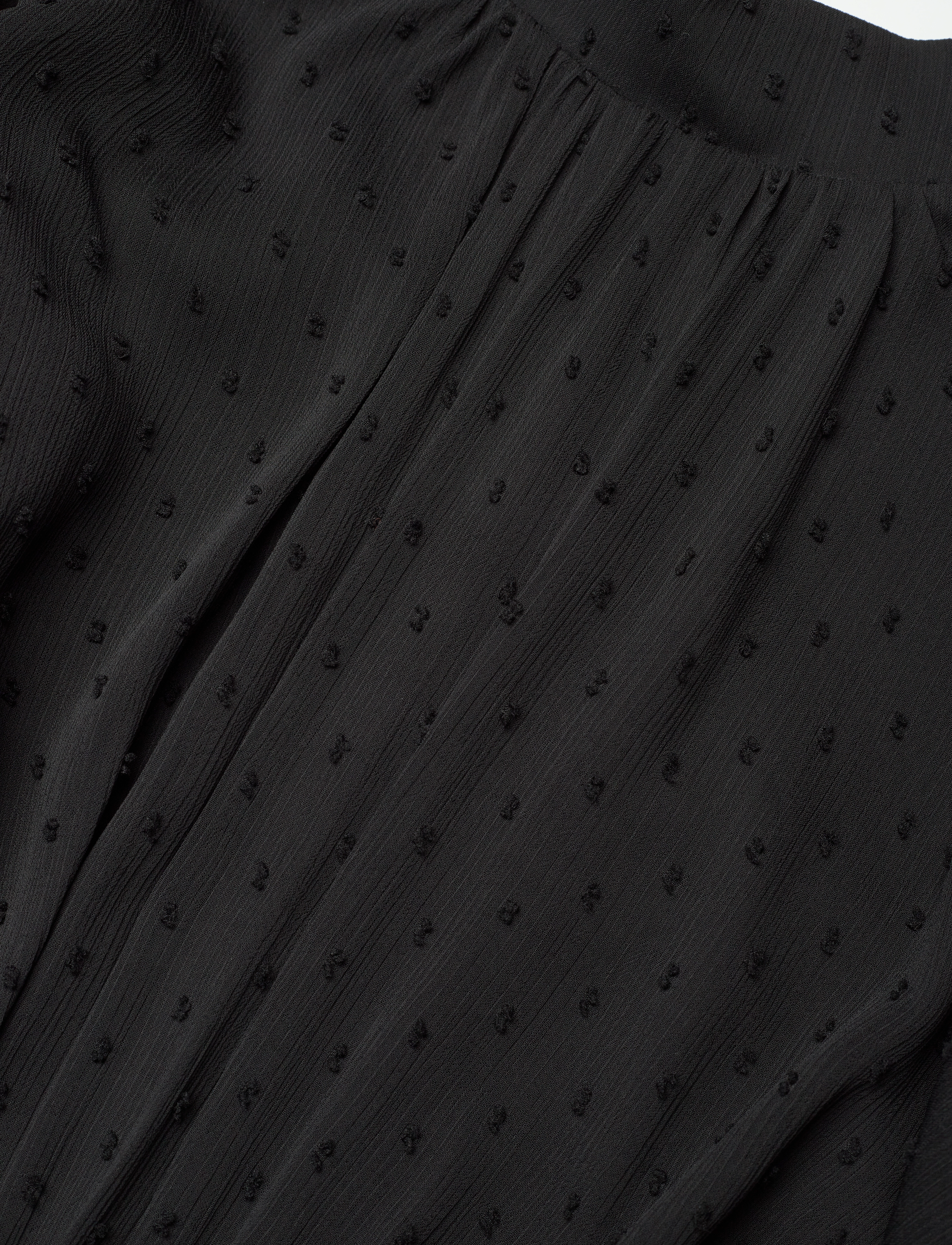 ROTATE - PUFF SLEEVE MIDI DRESS - festkjoler - black - 2