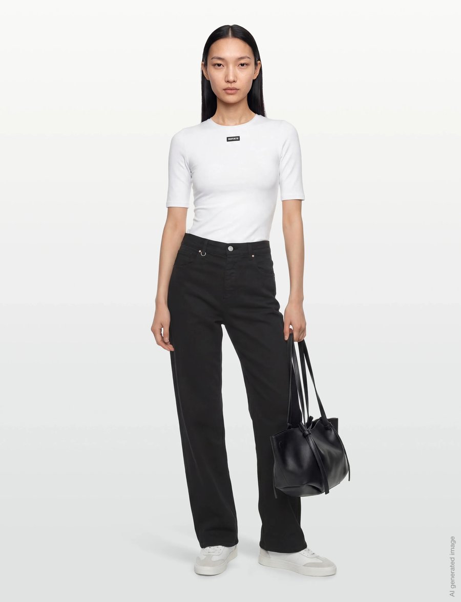 ROTATE - SHORT SLEEVE T-SHIRT - t-shirts - bright white - 0