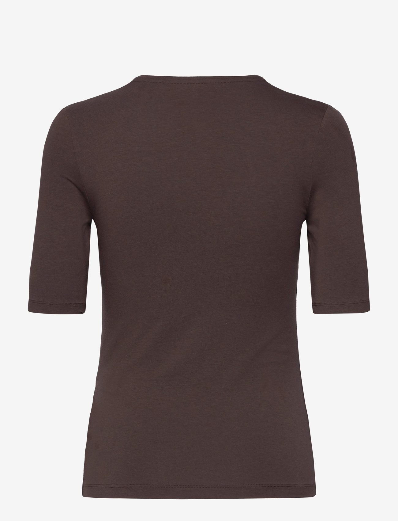 ROTATE Birger Christensen - Short Sleeve T-Shirt - t-shirts - chocolate brown - 1