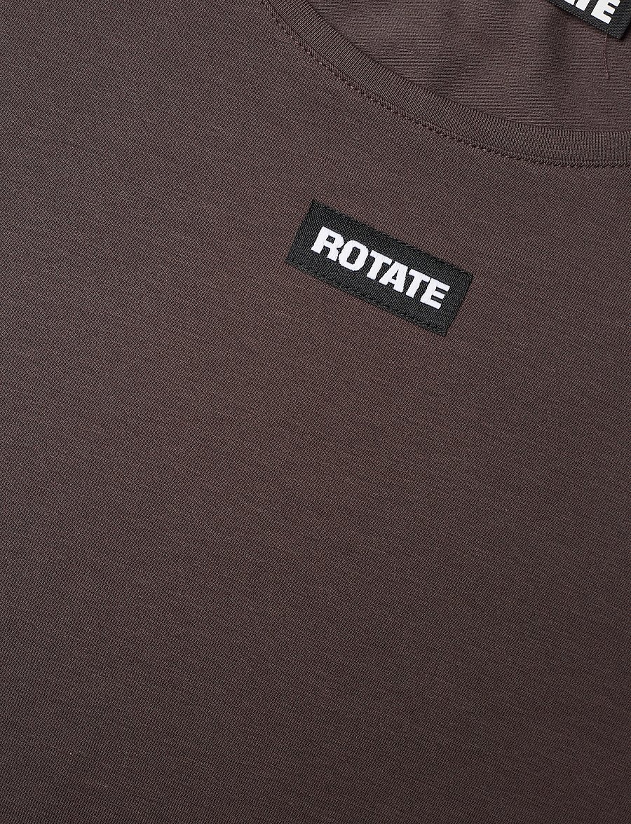 ROTATE - Short Sleeve T-Shirt - chocolate brown - 2