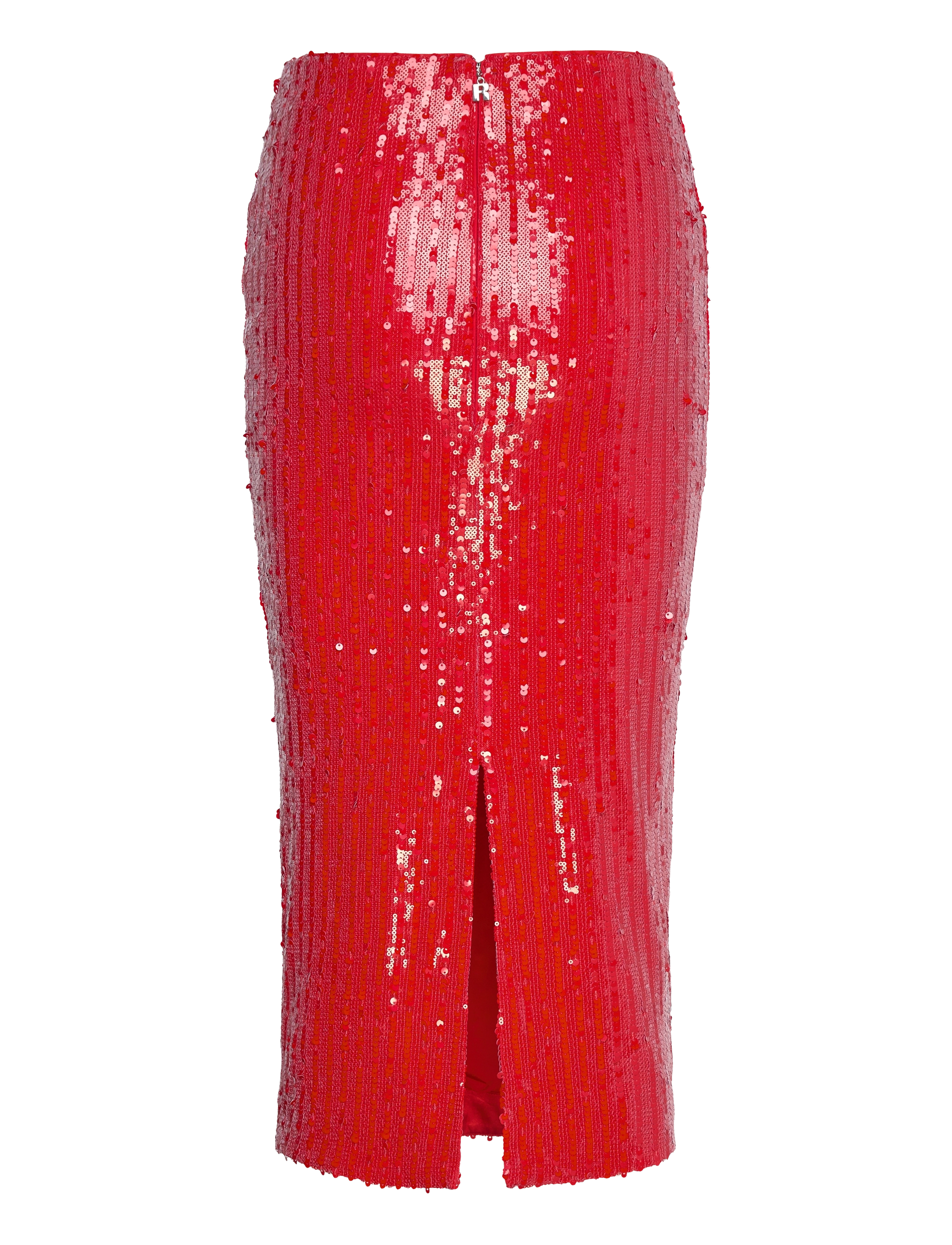 ROTATE - SEQUINS PENCIL SKIRT - sequin skirts - racing red - 1
