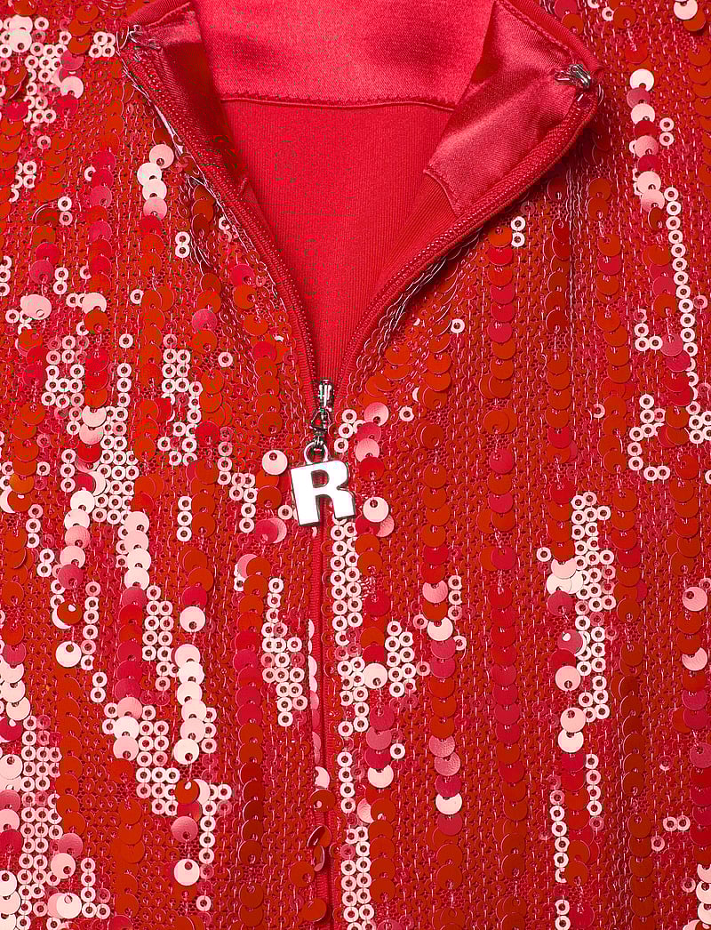 ROTATE Birger Christensen - SEQUINS PENCIL SKIRT - paljettkjolar - racing red - 2