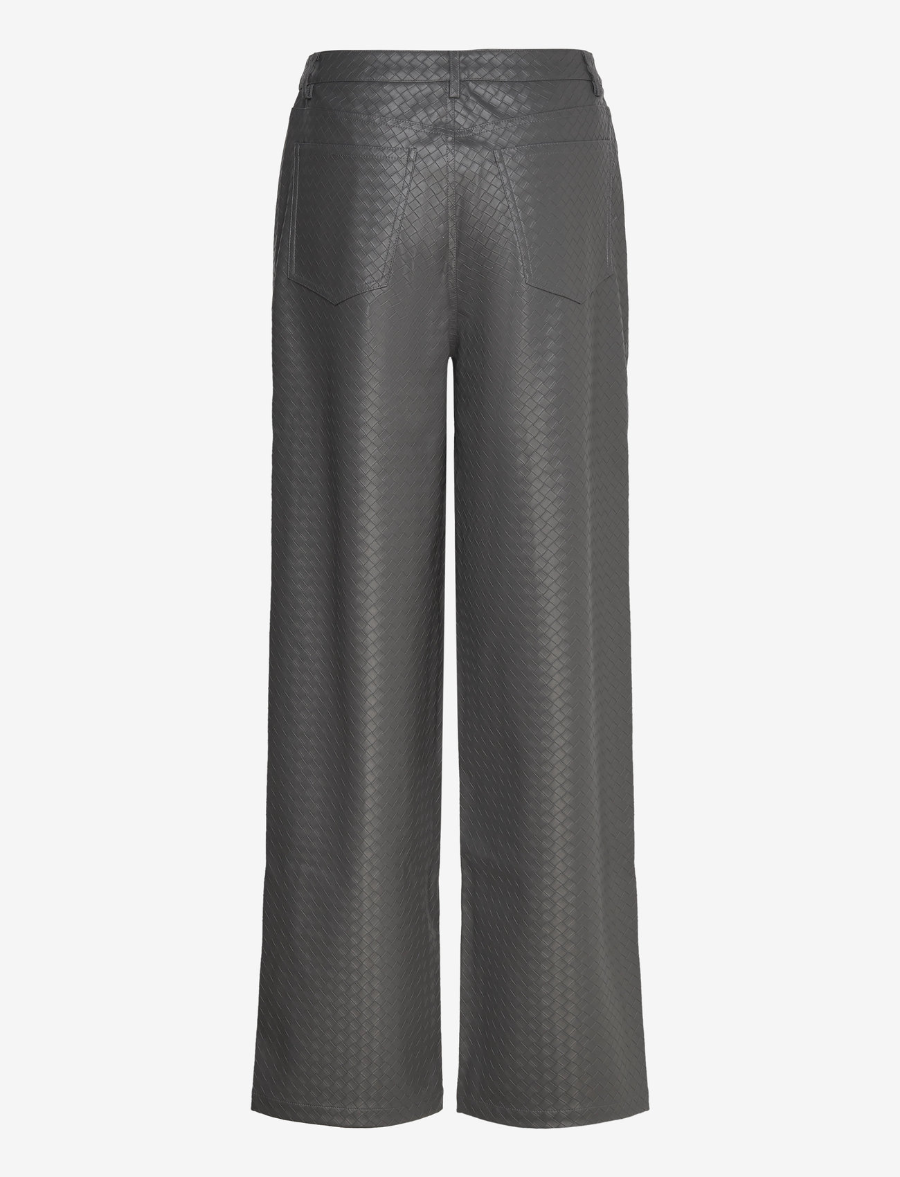 ROTATE - High Waist Braided Pants - gray pinstripe - 2