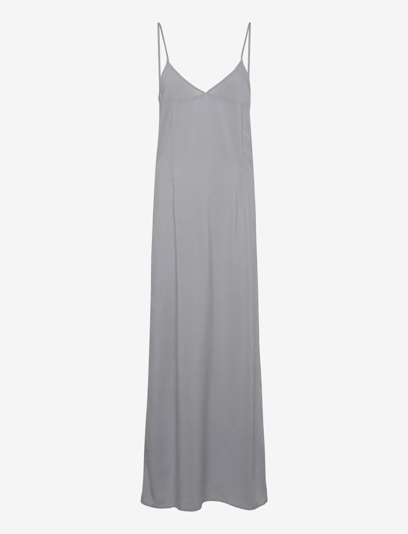 ROTATE - Lace Maxi V-Neck Dress - alloy (light gray) - 2