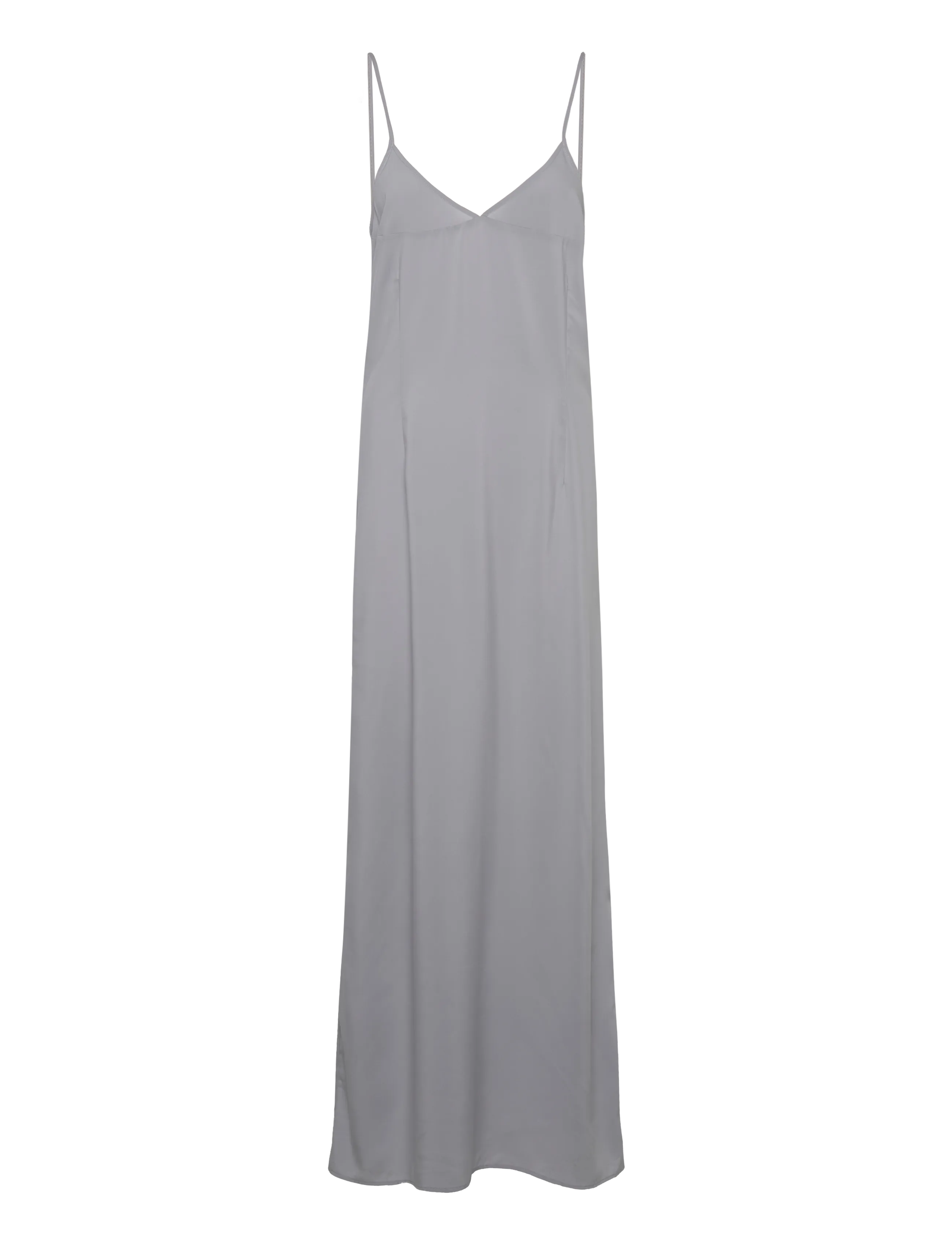 ROTATE - Lace Maxi V-Neck Dress - alloy (light gray) - 2