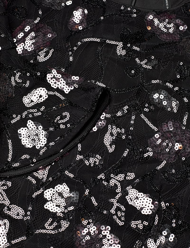 ROTATE Birger Christensen - Lace Fitted Midi Dress - black - 4