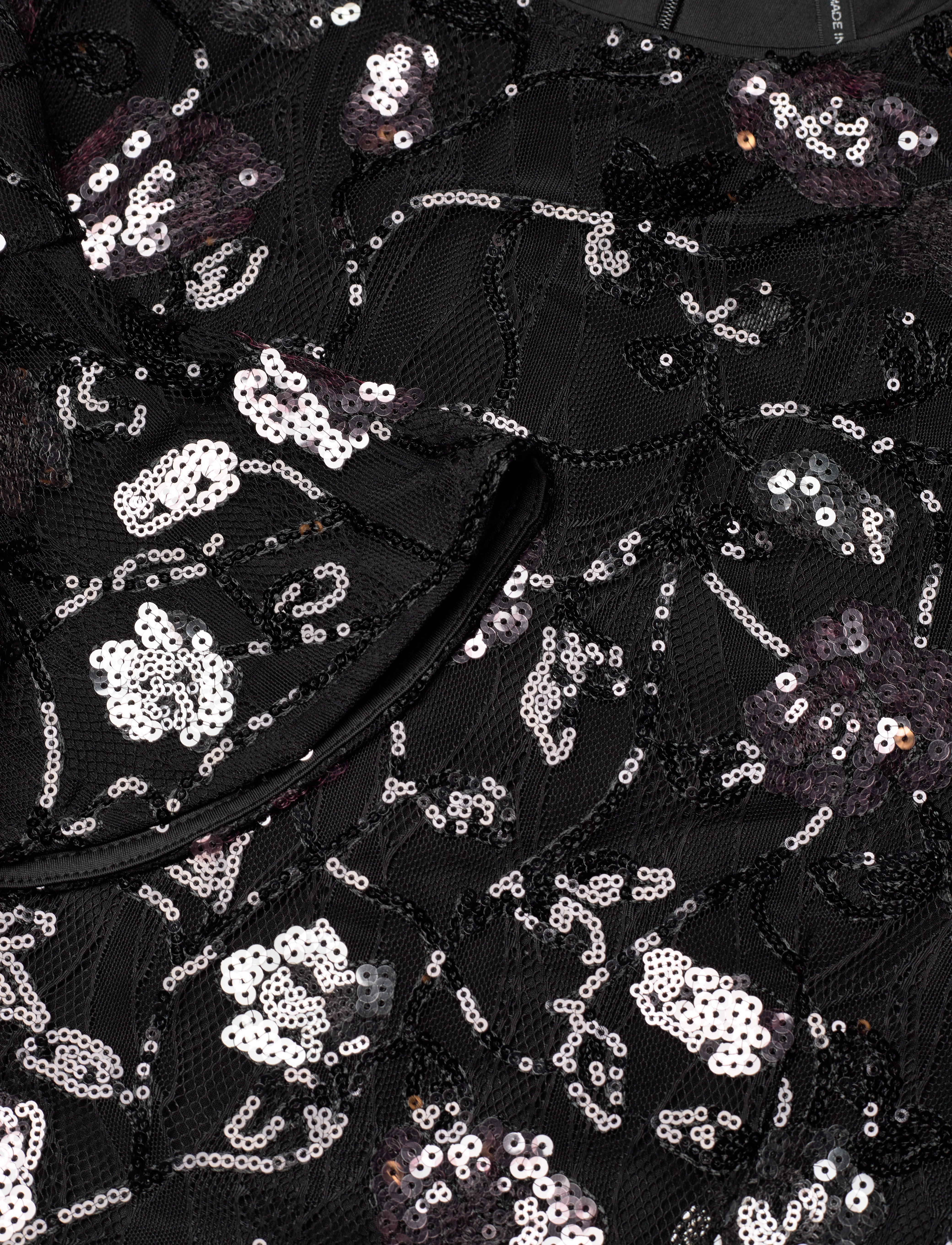 ROTATE - Lace Fitted Midi Dress - black - 4