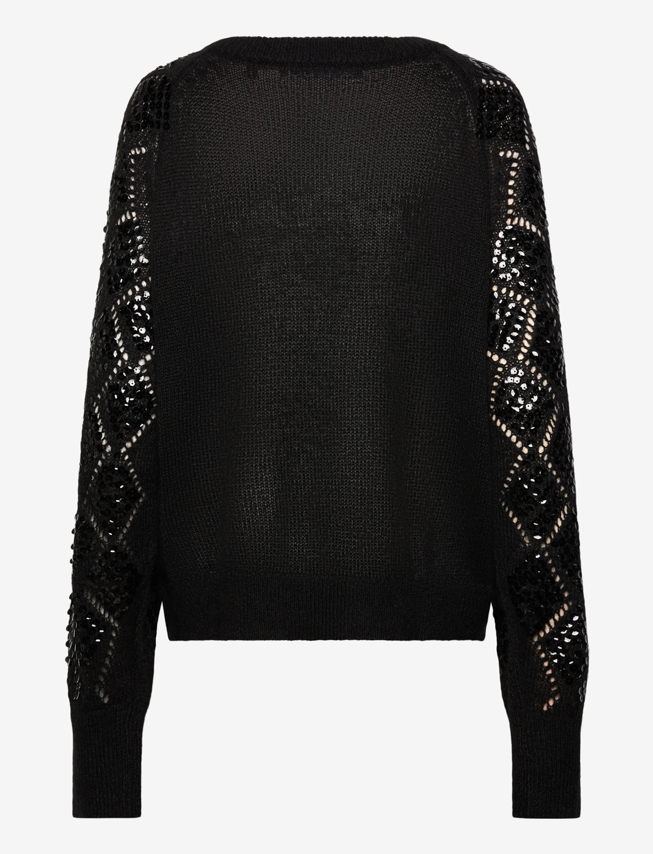 ROTATE - SEQUIN KNIT JUMPER - pullover - black - 1