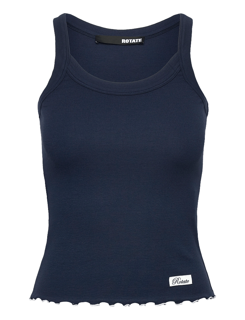 ROTATE - RIB TANK TOP - tanktops - navy blazer - 0