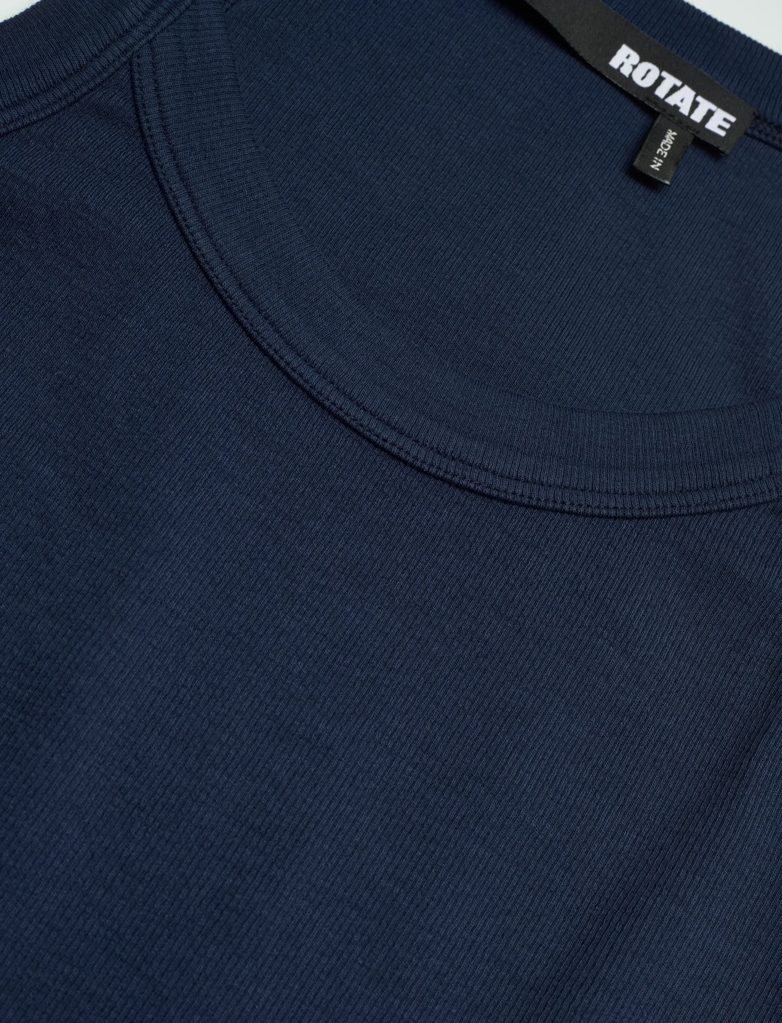 ROTATE - RIB TANK TOP - Ärmellose tops - navy blazer - 2