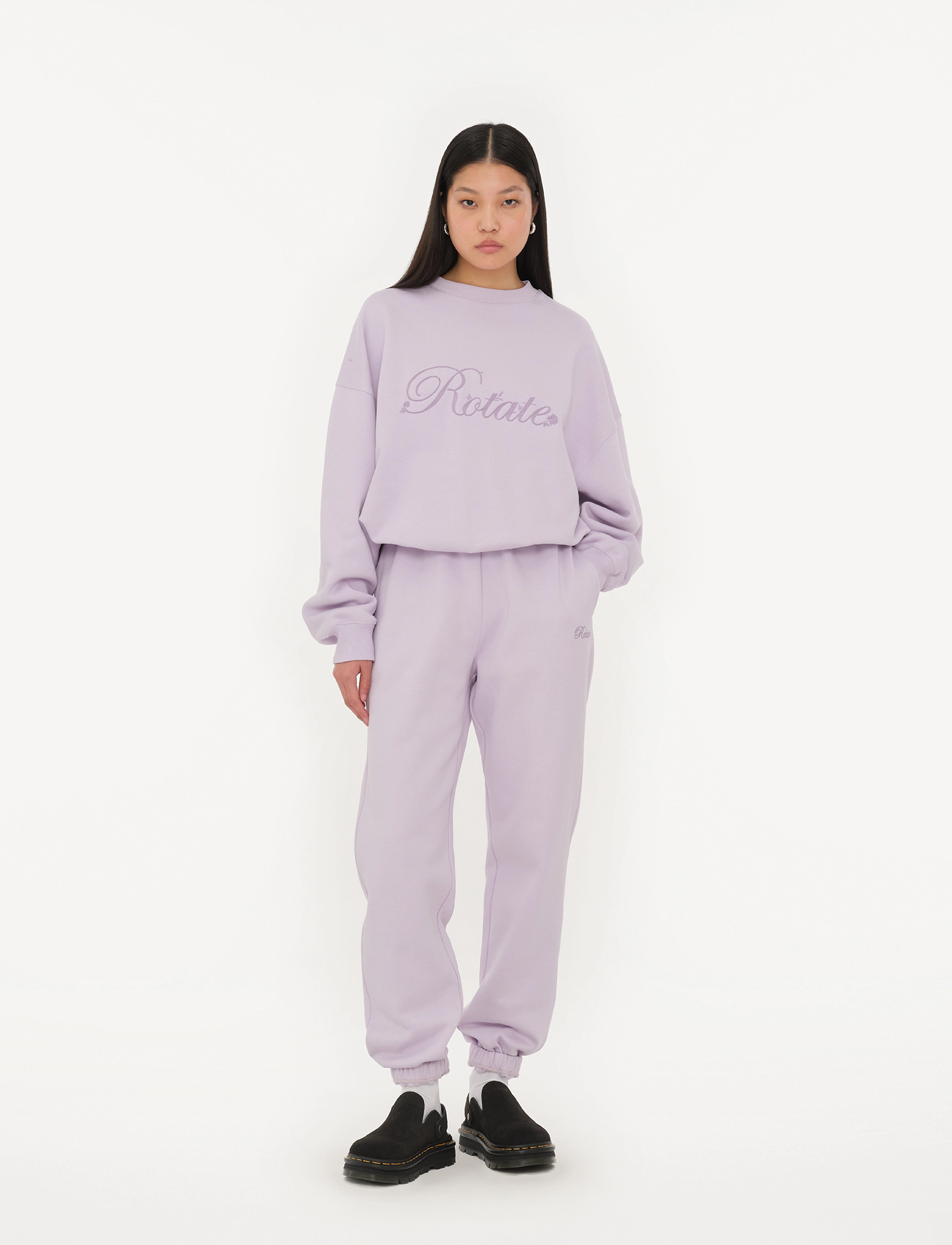 ROTATE Heavy Sweatpants, XS, Designer, Lila - Frauen